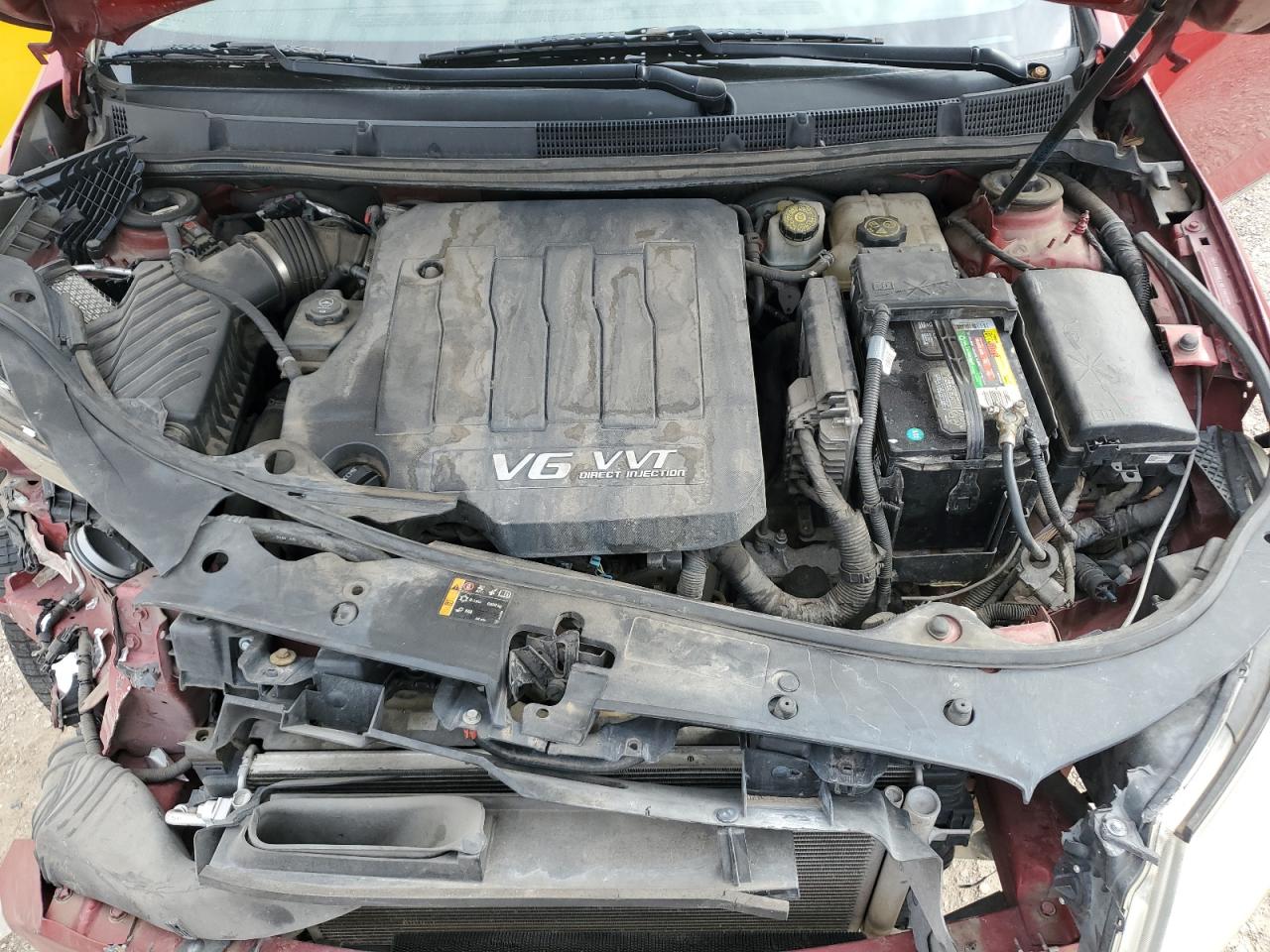 2012 Buick LaCrosse VIN 1G4GD5E31CF303904 Copart auction photo, front end / side damage thumbnail 11