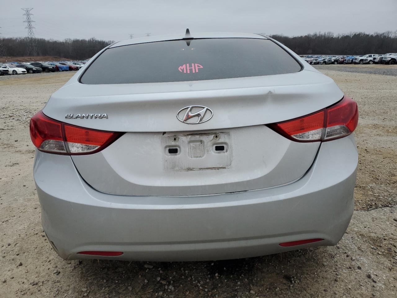 2013 Hyundai Elantra VIN KMHDH4AE5DU931194 Copart auction photo, side / front end damage thumbnail 6