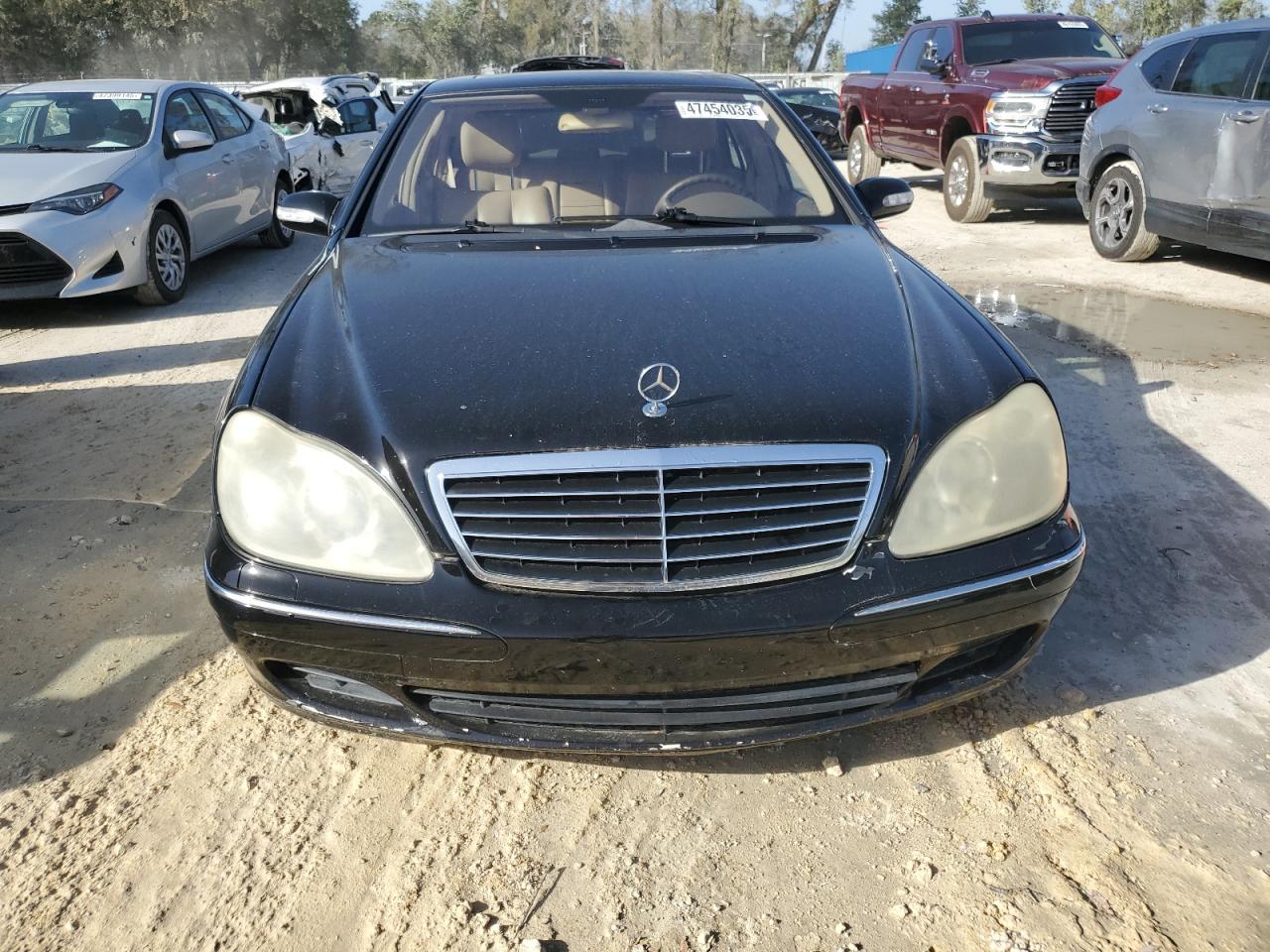 2004 Mercedes-Benz S-klasse VIN WDBNG75J44A428972 Copart auction photo, undercarriage / rear end damage thumbnail 5