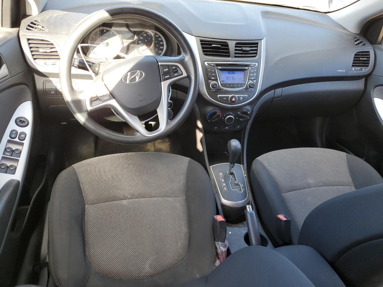 2013 Hyundai Accent VIN KMHCT5AE0DU104526 Copart auction photo, side / rear end damage thumbnail 8