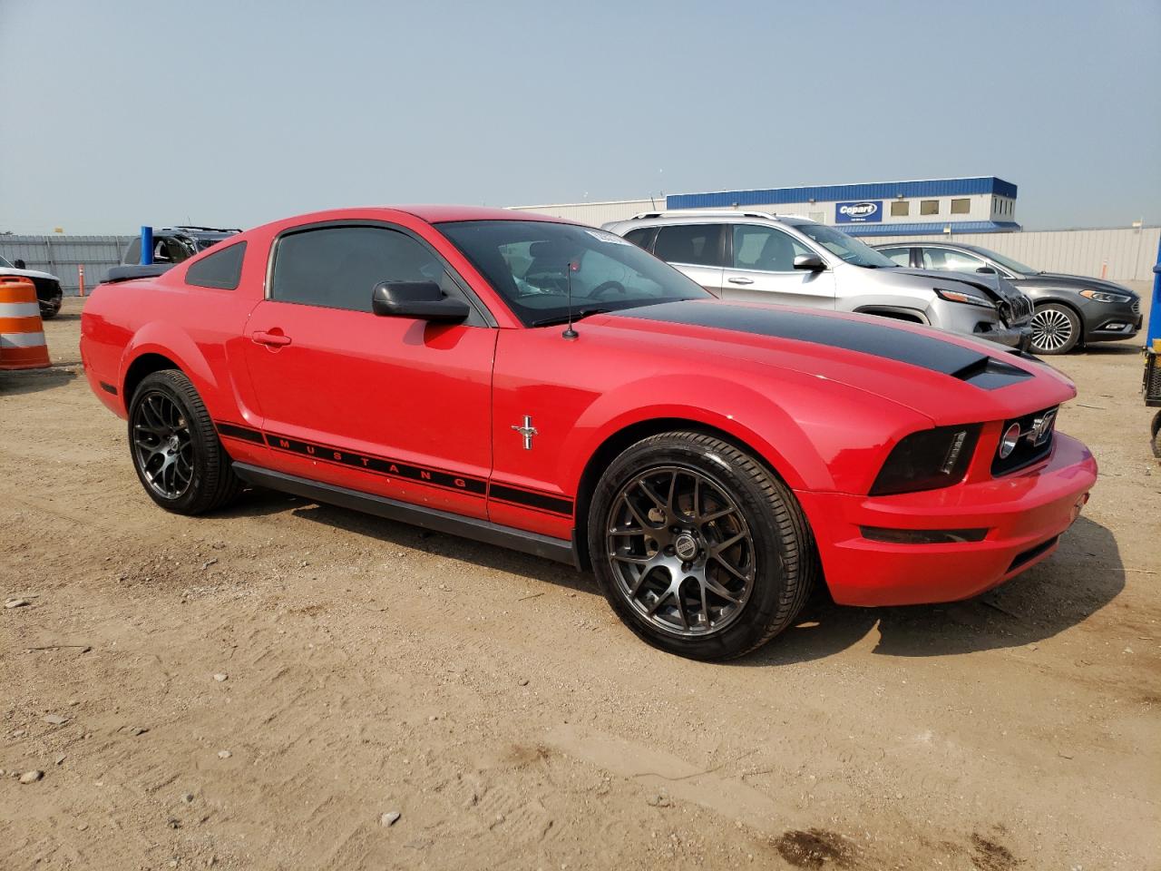 2006 Ford Mustang VIN 1ZVFT80N765257208 Copart auction photo, hail damage thumbnail 4