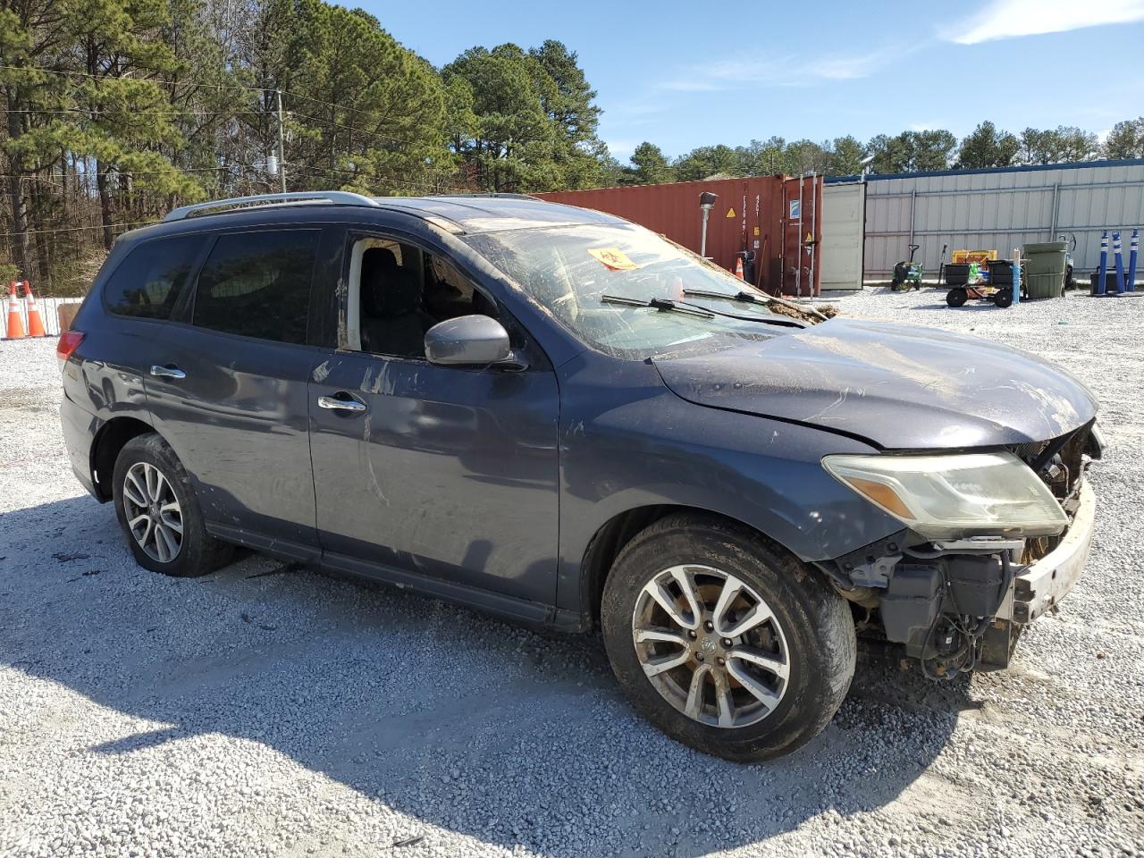 2014 Nissan Pathfinder VIN 5N1AR2MN7EC732641 Copart auction photo, biohazard/chemical / front end damage thumbnail 4