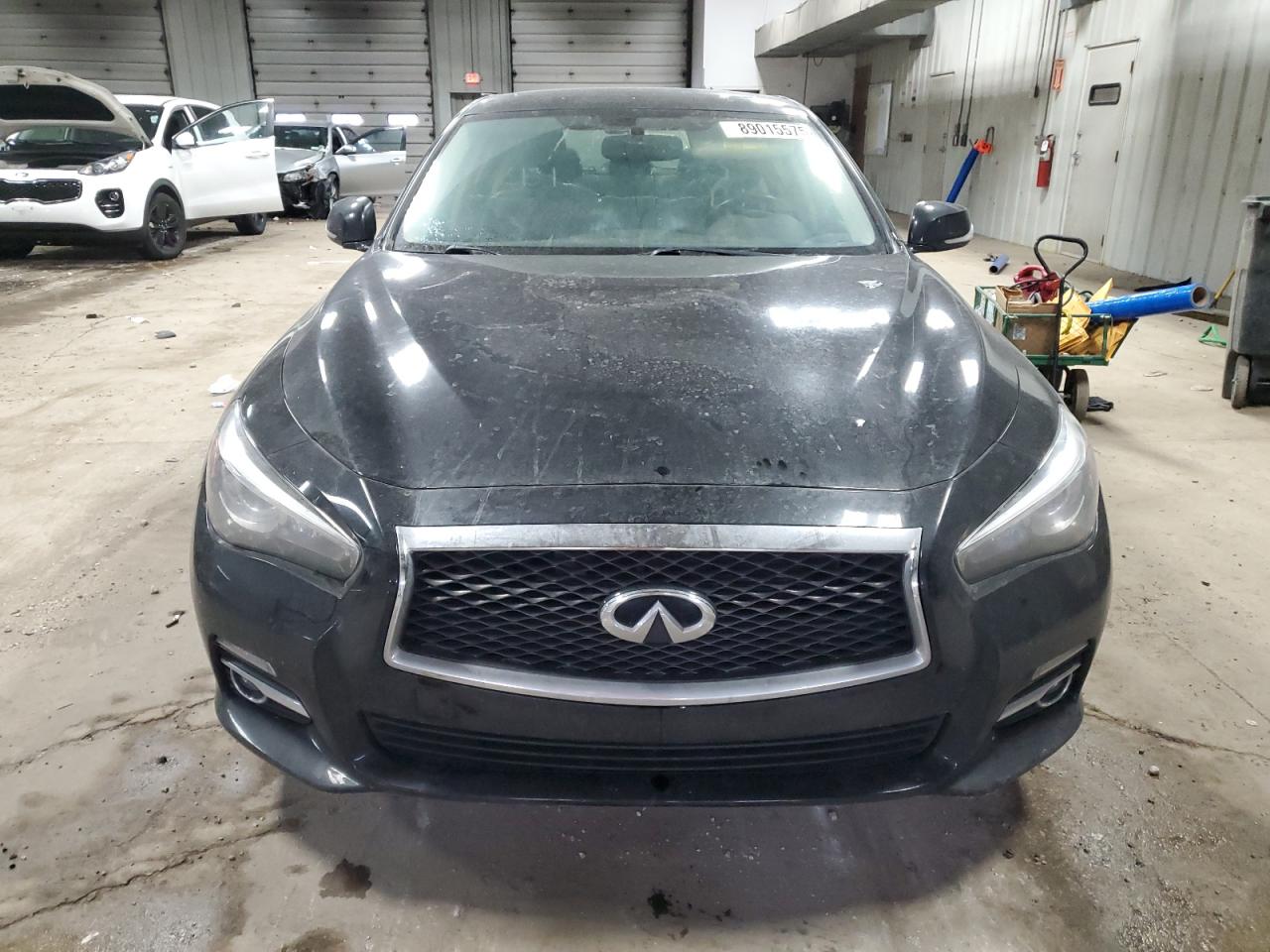 2017 Infiniti Q50 VIN JN1EV7AR4HM830890 Copart auction photo, vandalism damage thumbnail 5