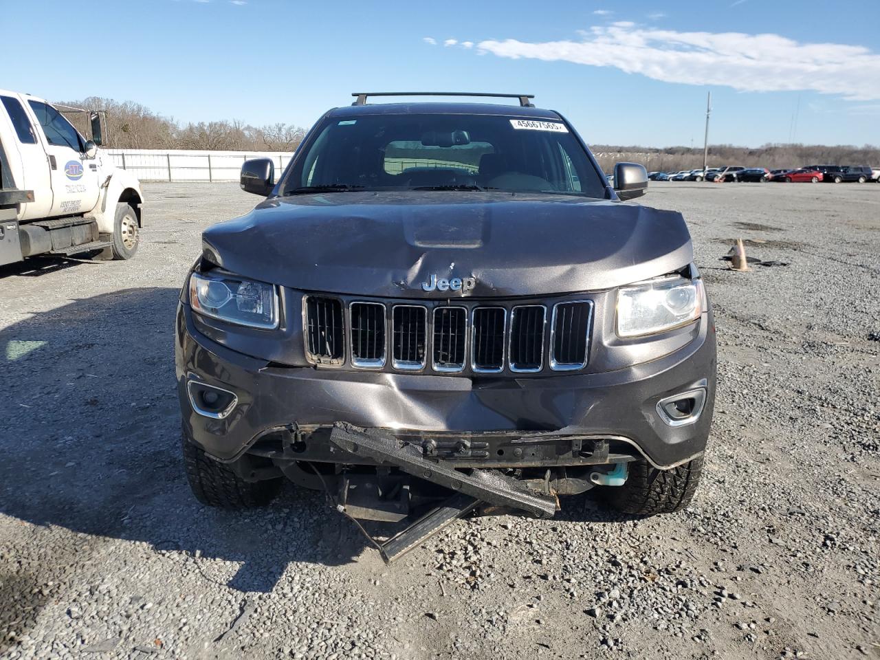 2014 Jeep Grand Cherokee VIN 1C4RJFBM3EC487806 Copart auction photo, front end damage thumbnail 5