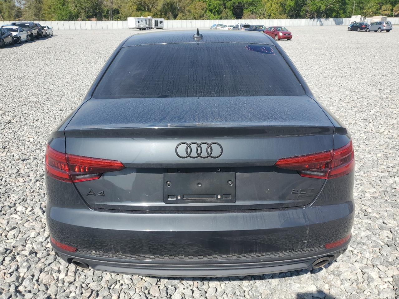 2017 Audi A4 VIN WAUKMAF43HN056765 Copart auction photo, front end / side damage thumbnail 6