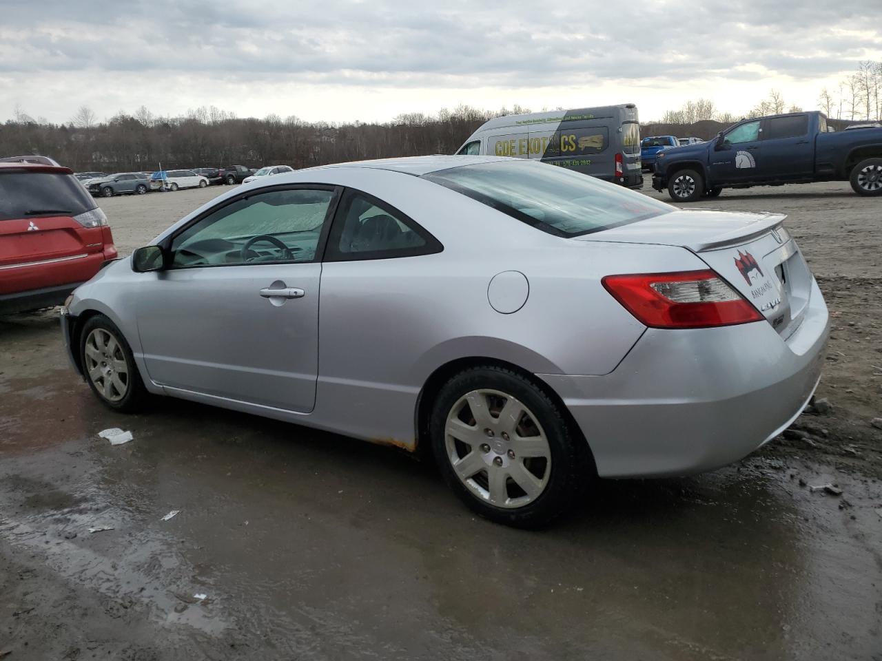 2009 Honda Civic VIN 2HGFG12689H520860 Copart auction photo, front end damage thumbnail 2