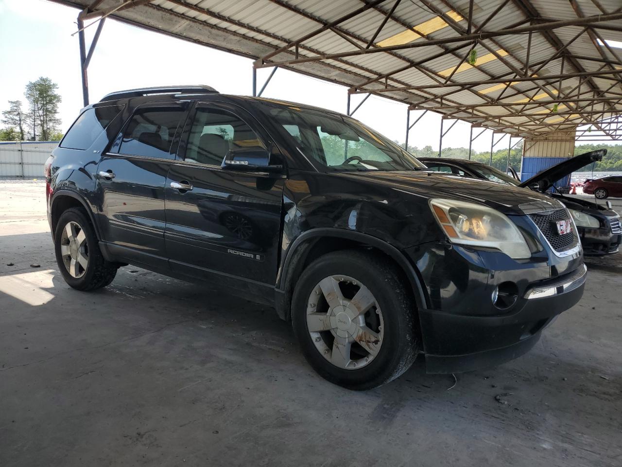 2008 GMC Acadia VIN 1GKER23768J115406 Copart auction photo, front end / side damage thumbnail 4