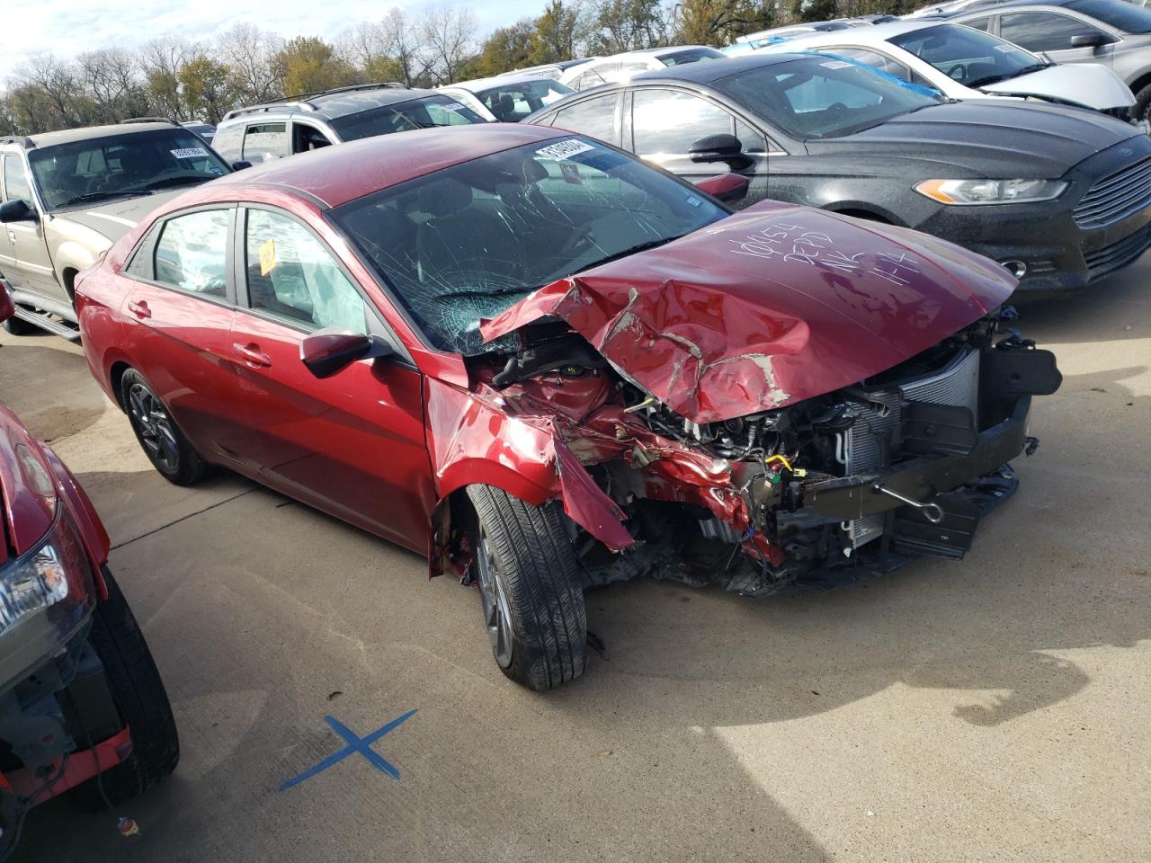 2024 Hyundai Elantra VIN KMHLM4DG5RU792387 Copart auction photo, front end damage thumbnail 4