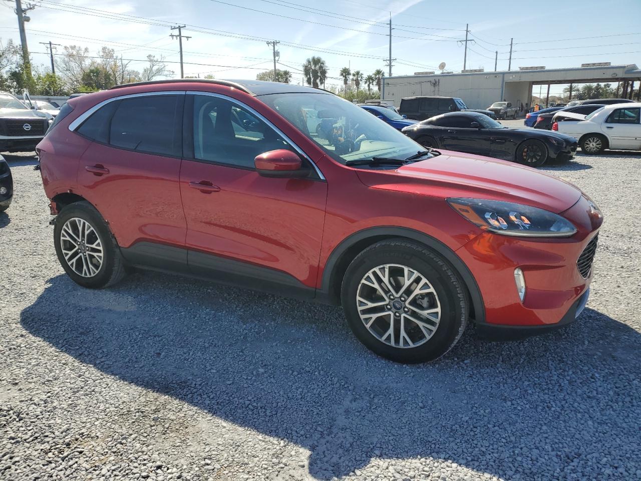 2020 Ford Escape VIN 1FMCU0H6XLUA06357 Copart auction photo, rear end damage thumbnail 4