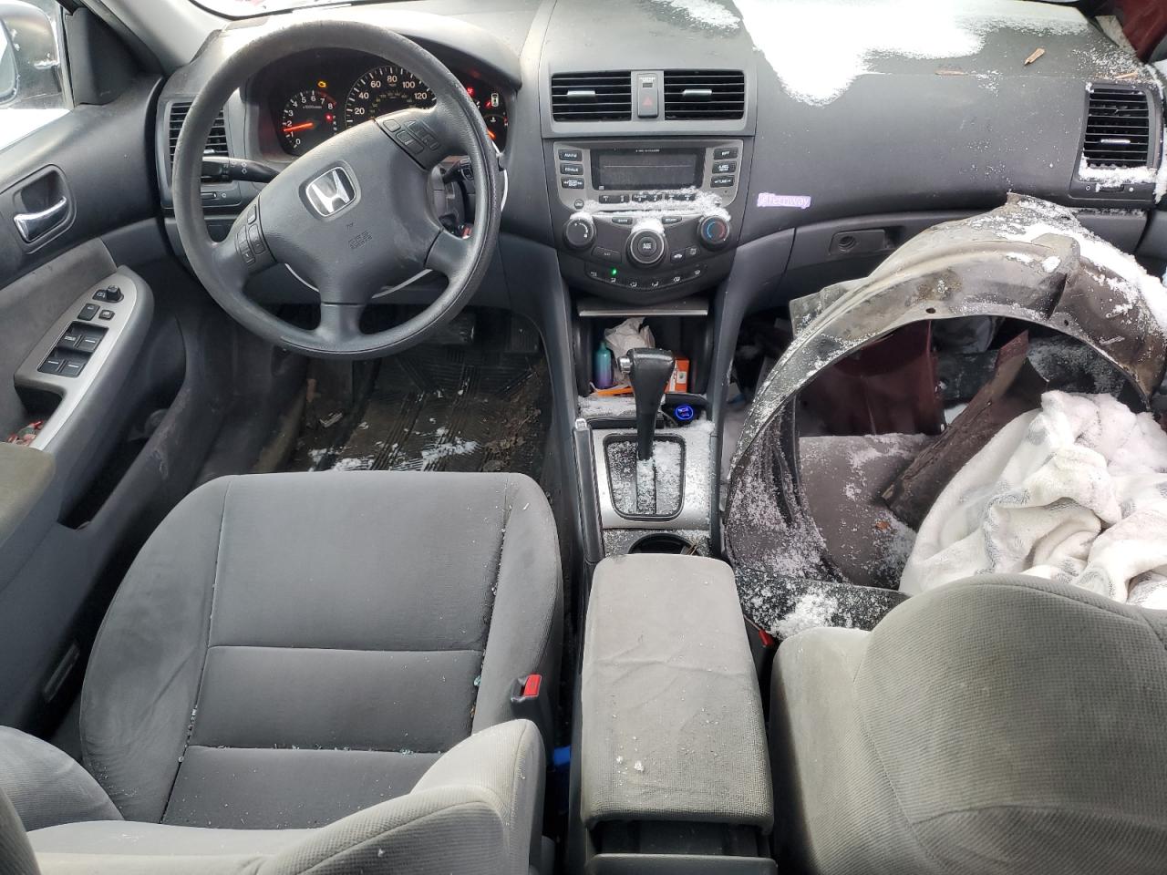 2004 Honda Accord VIN 1HGCM56624A101987 Copart auction photo, front end / undercarriage damage thumbnail 8