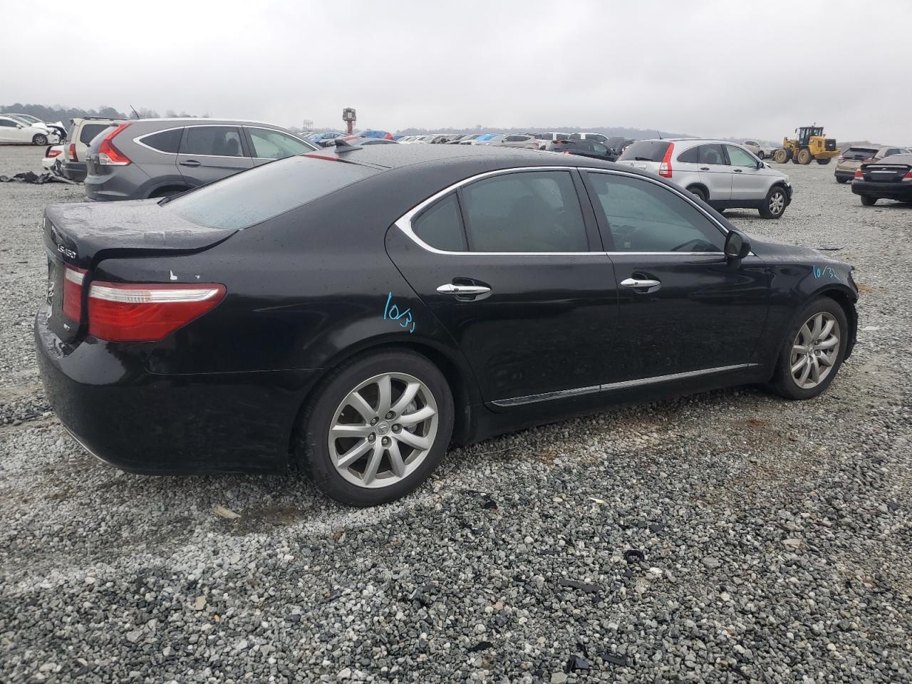 2009 Lexus LS VIN JTHCL46F395001858 Copart auction photo, front end / rear end damage thumbnail 3
