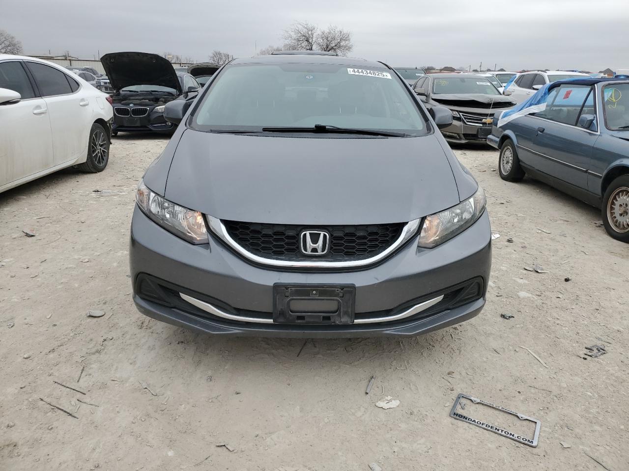 2013 Honda Civic VIN 19XFB2F88DE032821 Copart auction photo, side / rear end damage thumbnail 5