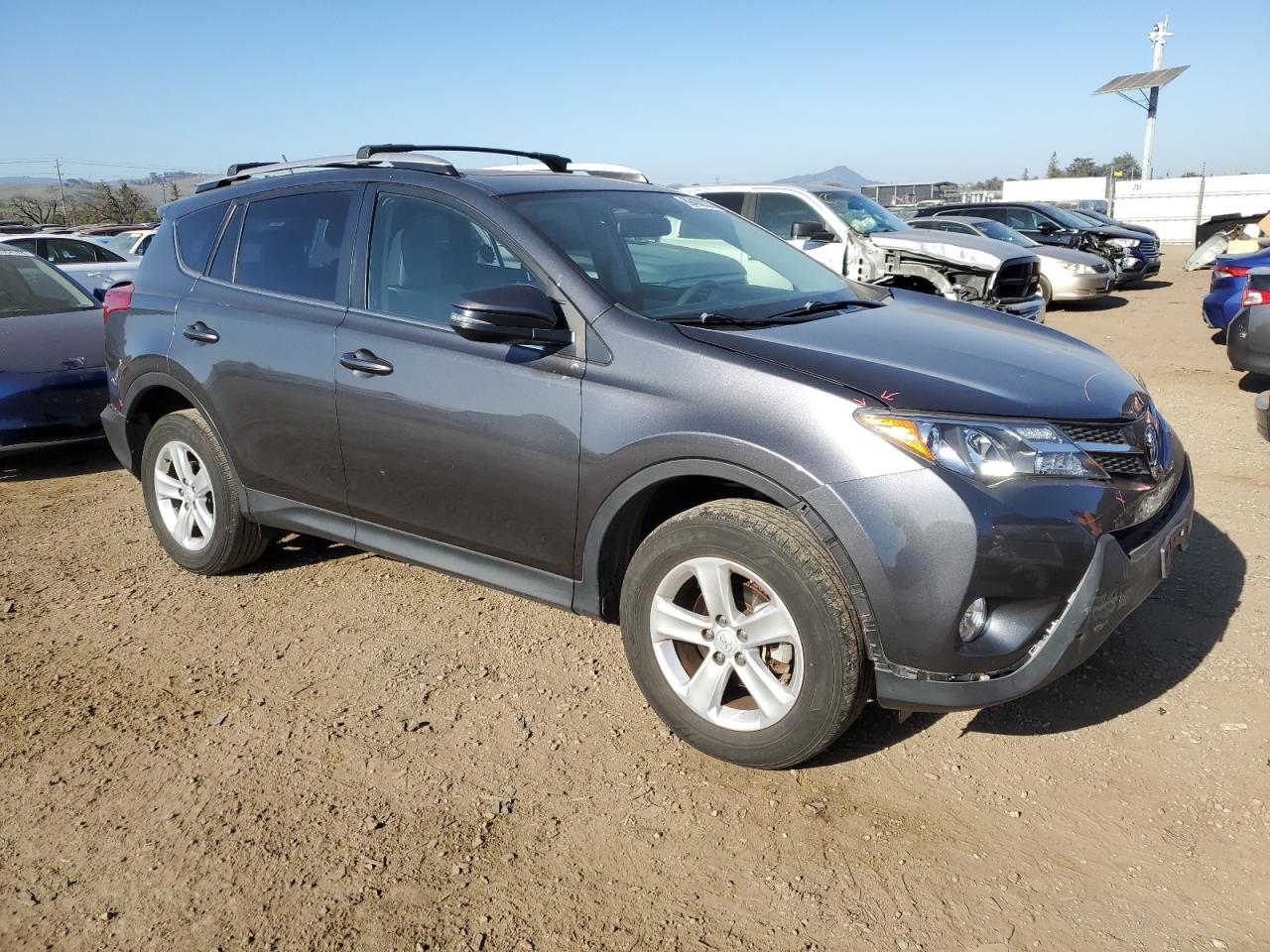 2014 Toyota RAV 4 VIN JTMWFREV2ED028271 Copart auction photo, rear end / front end damage thumbnail 4