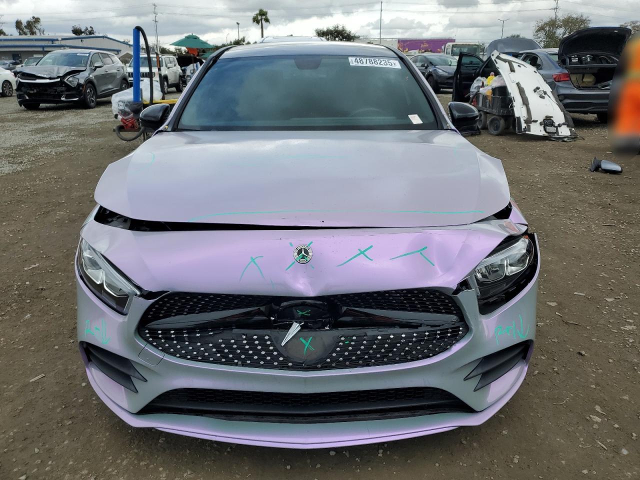 2019 Mercedes-Benz A-klasse VIN WDD3G4EB9KW025317 Copart auction photo, front end damage thumbnail 5