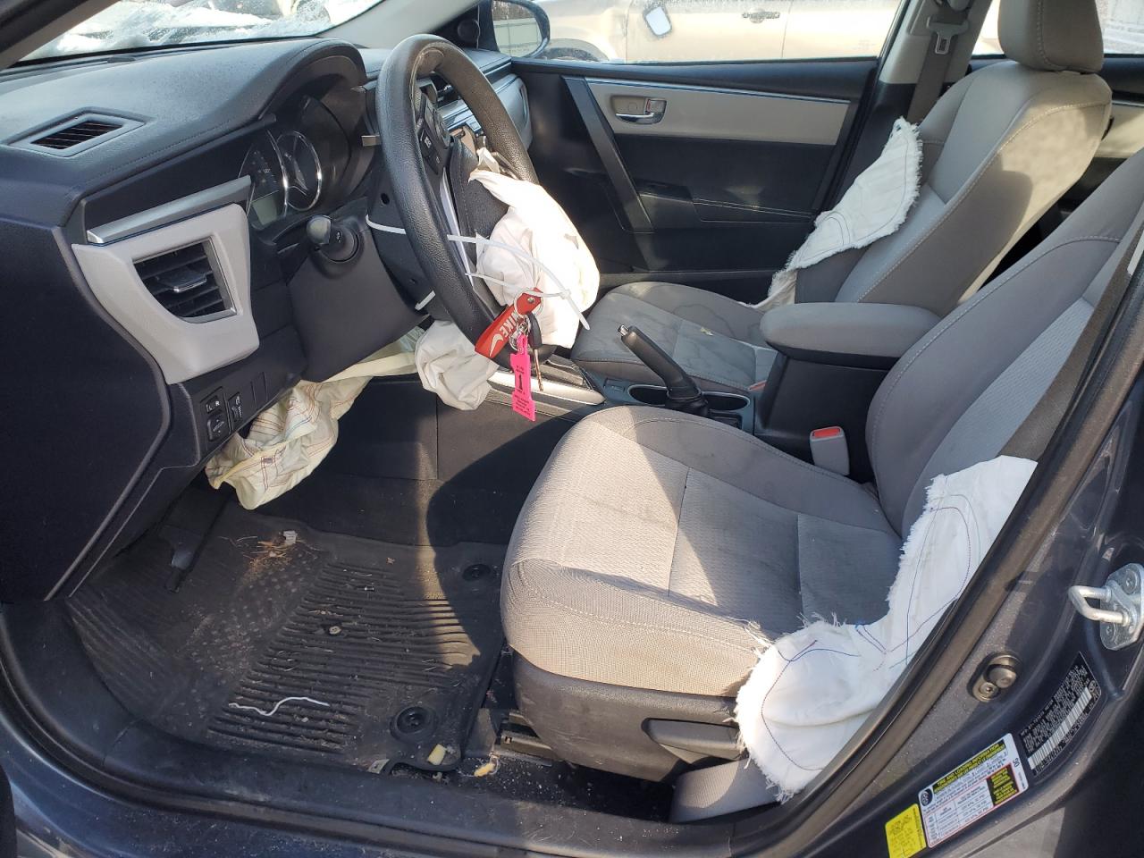 2016 Toyota Corolla VIN 2T1BURHE3GC639118 Copart auction photo, front end / side damage thumbnail 7