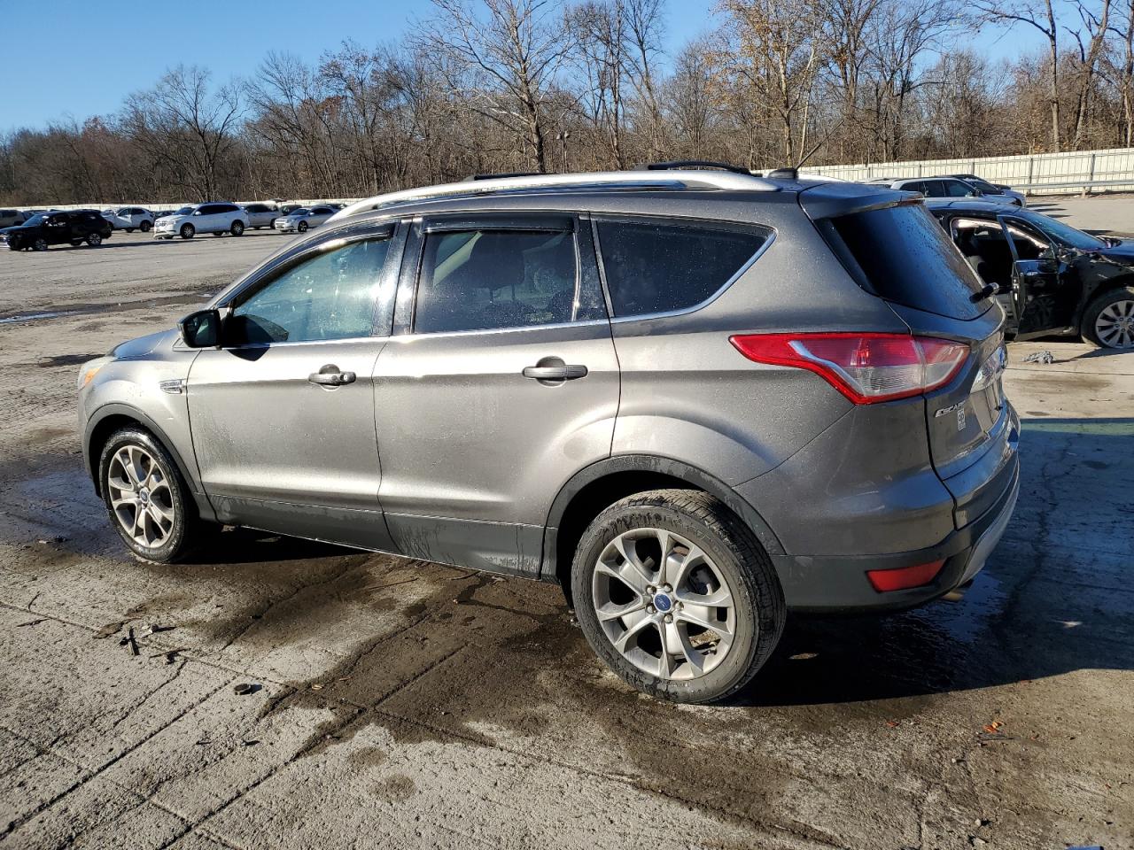 2014 Ford Escape VIN 1FMCU9J98EUD81921 Copart auction photo, front end damage thumbnail 2