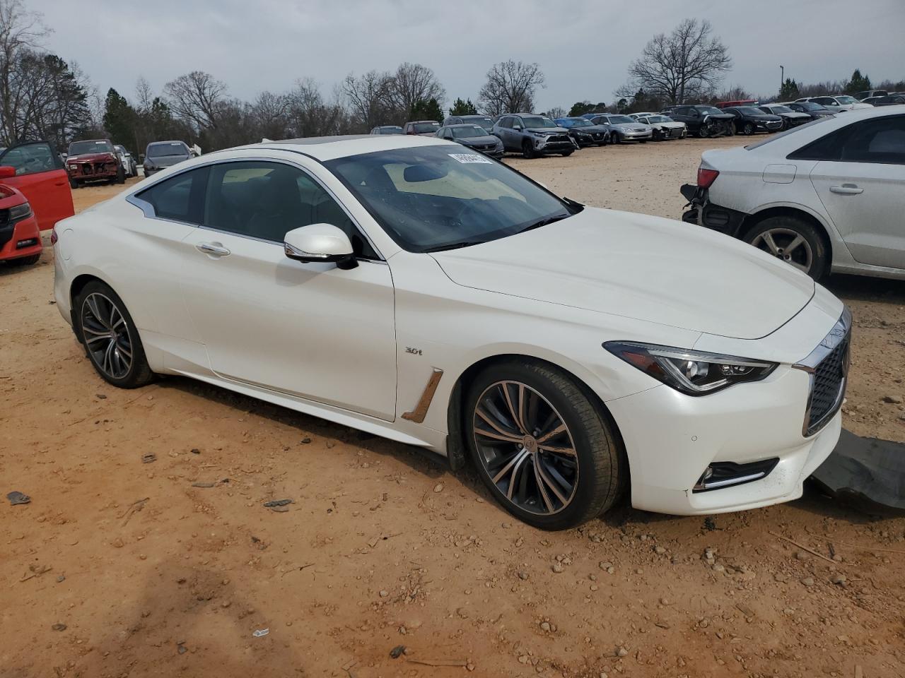 2019 Infiniti Q60 VIN JN1EV7EL2KM290856 Copart auction photo, front end damage thumbnail 4