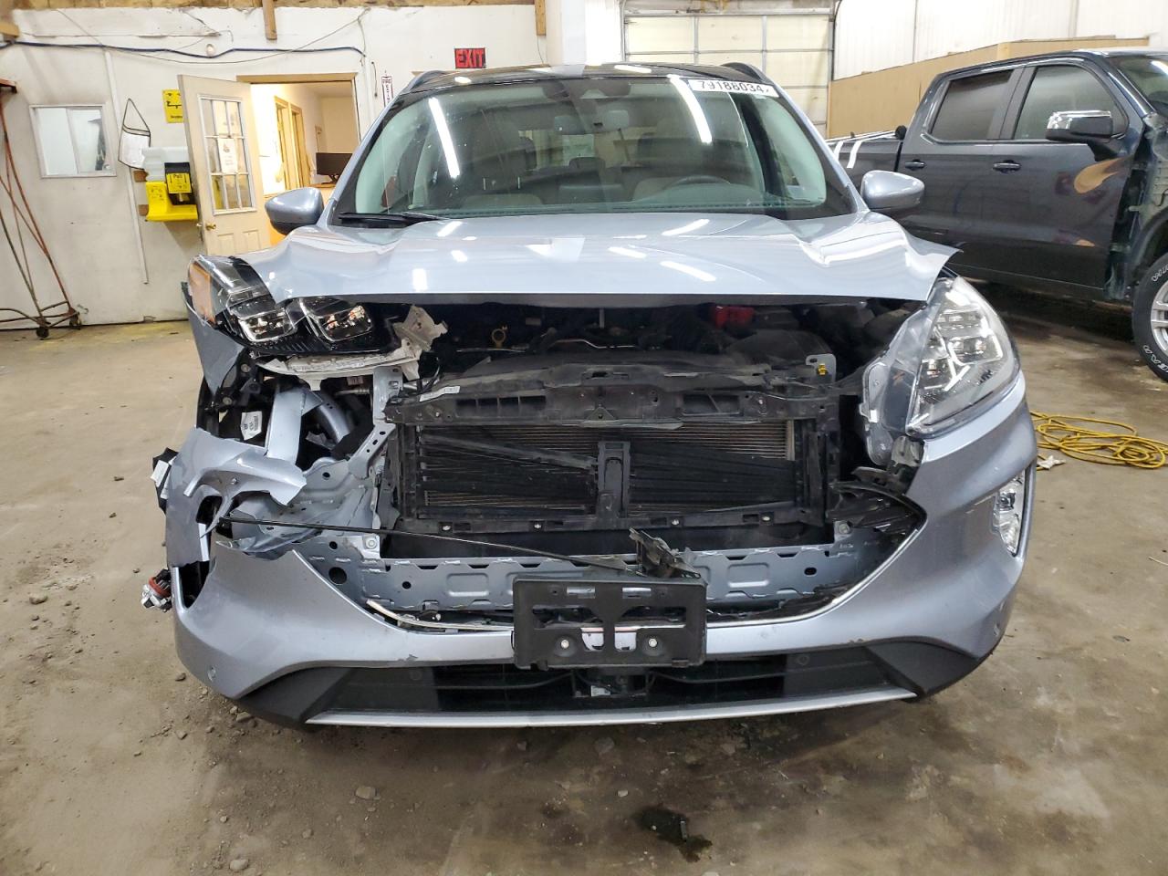 2022 Ford Escape VIN 1FMCU9J92NUB66938 Copart auction photo, front end damage thumbnail 5