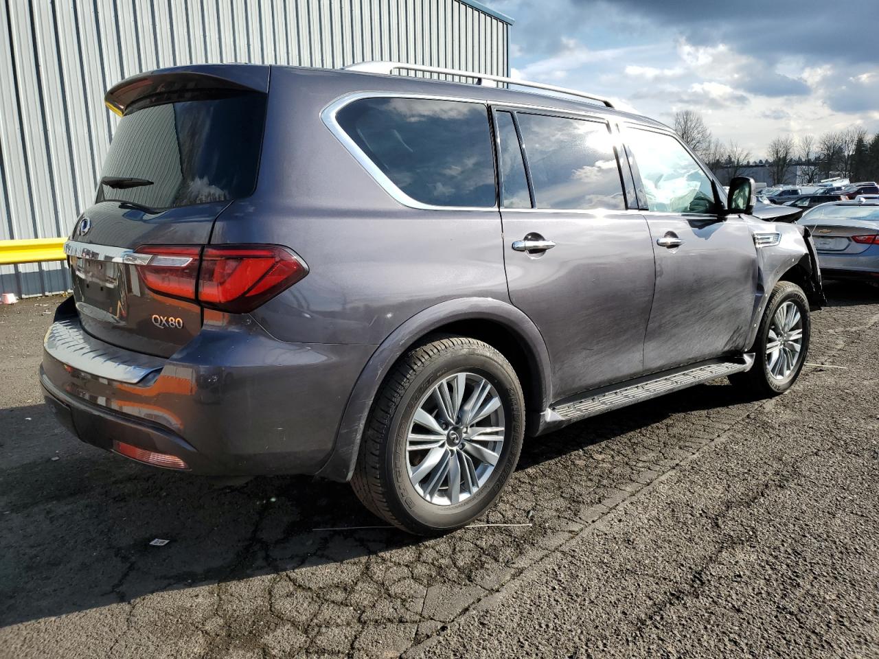2024 Infiniti QX80 VIN JN8AZ2AE2R9328307 Copart auction photo, front end / rear end damage thumbnail 3