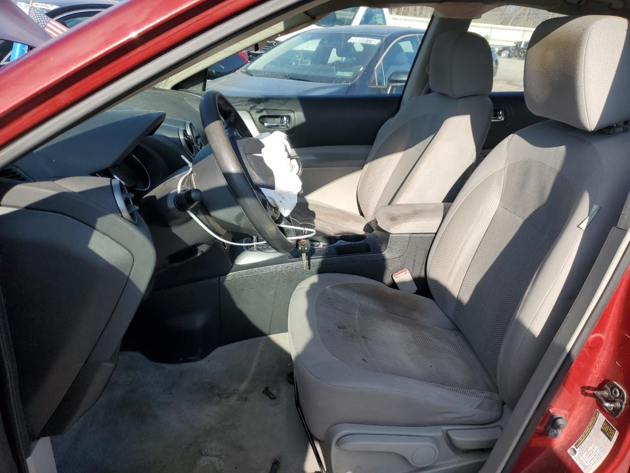 2015 Nissan Rogue VIN JN8AS5MV9FW762044 Copart auction photo, front end / side damage thumbnail 7