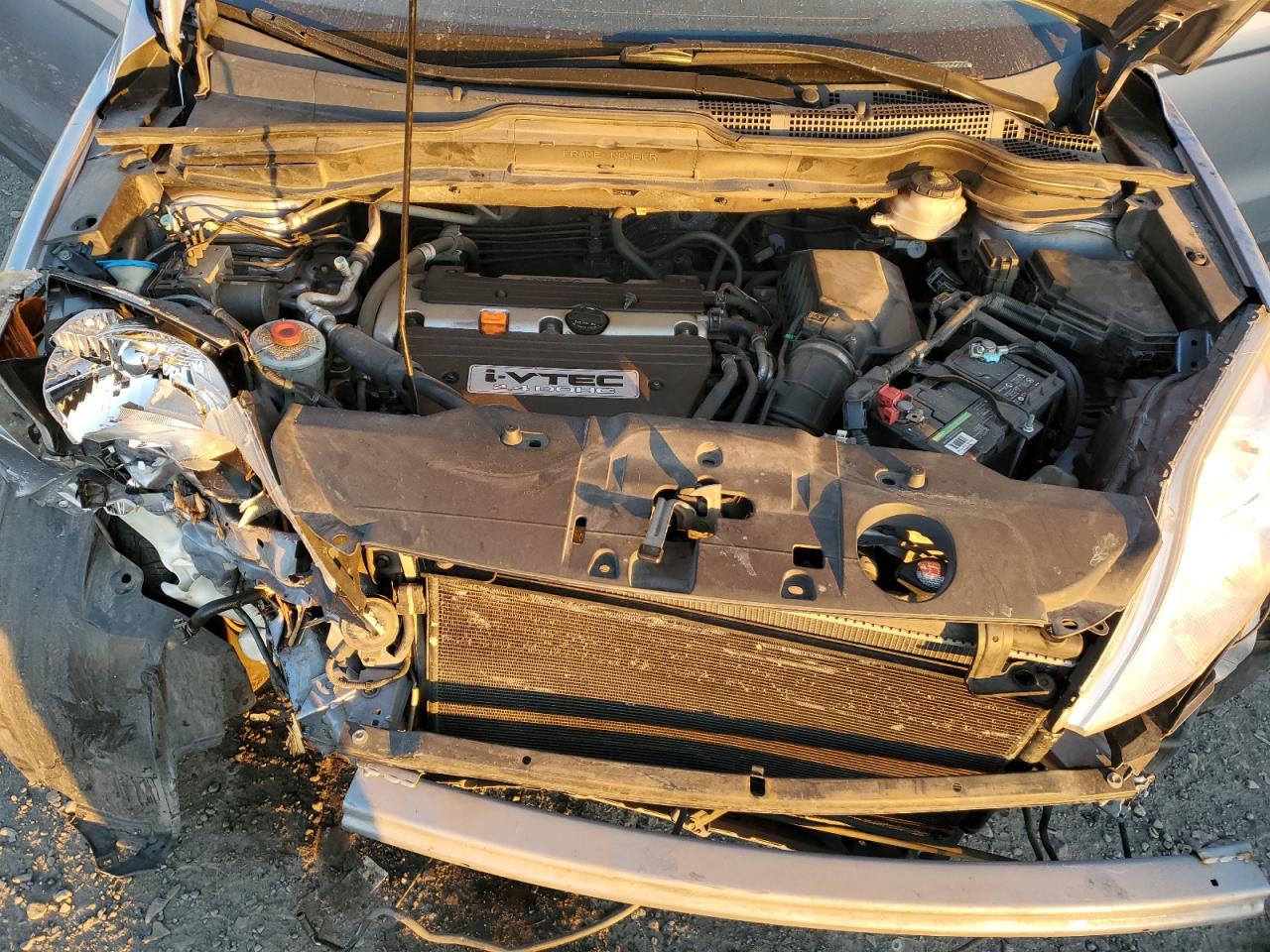 2008 Honda CR-V VIN JHLRE48778C032930 Copart auction photo, front end damage thumbnail 12