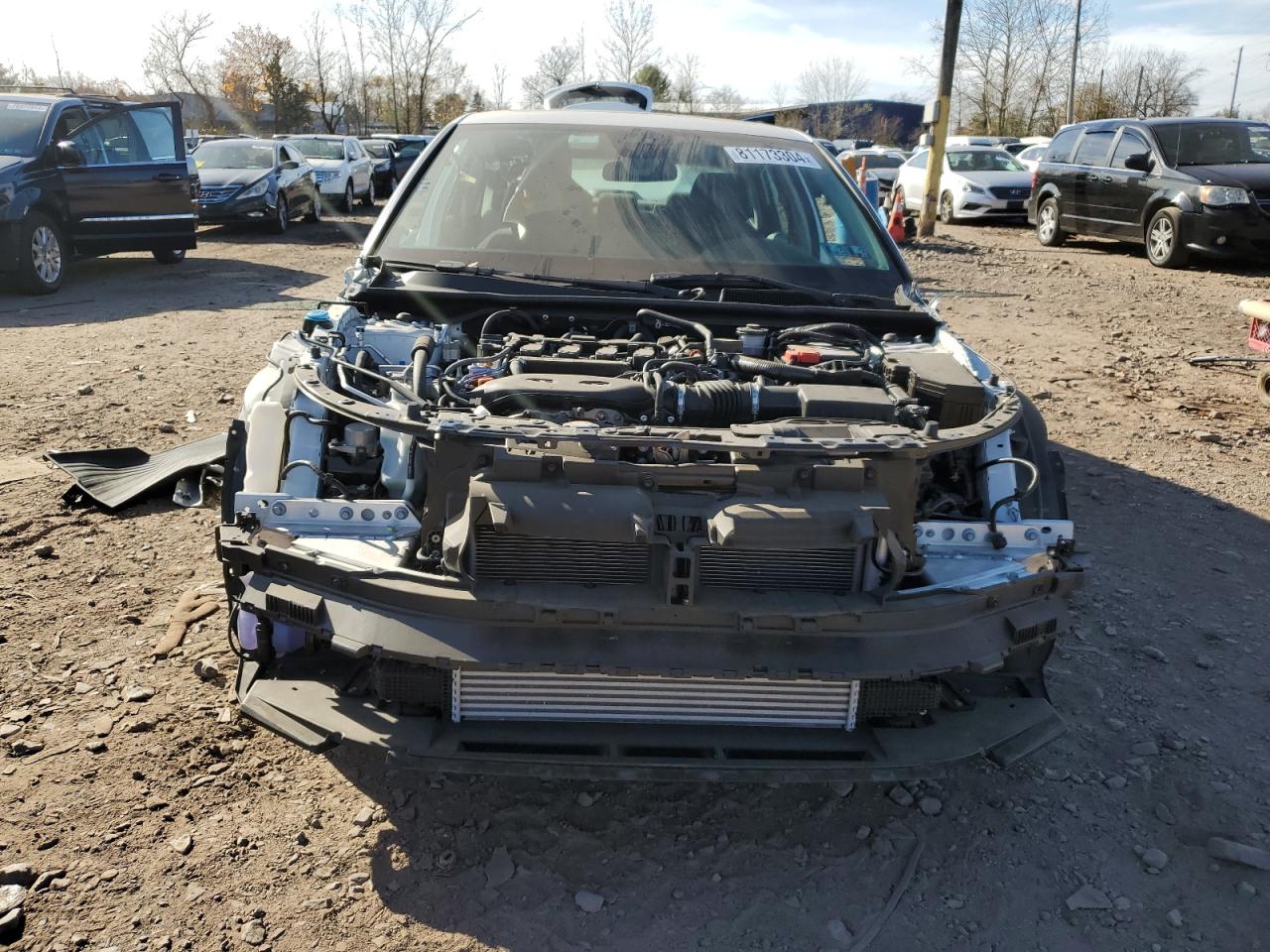 2023 Honda Civic VIN 2HGFE1F7XPH308967 Copart auction photo, stripped damage thumbnail 5