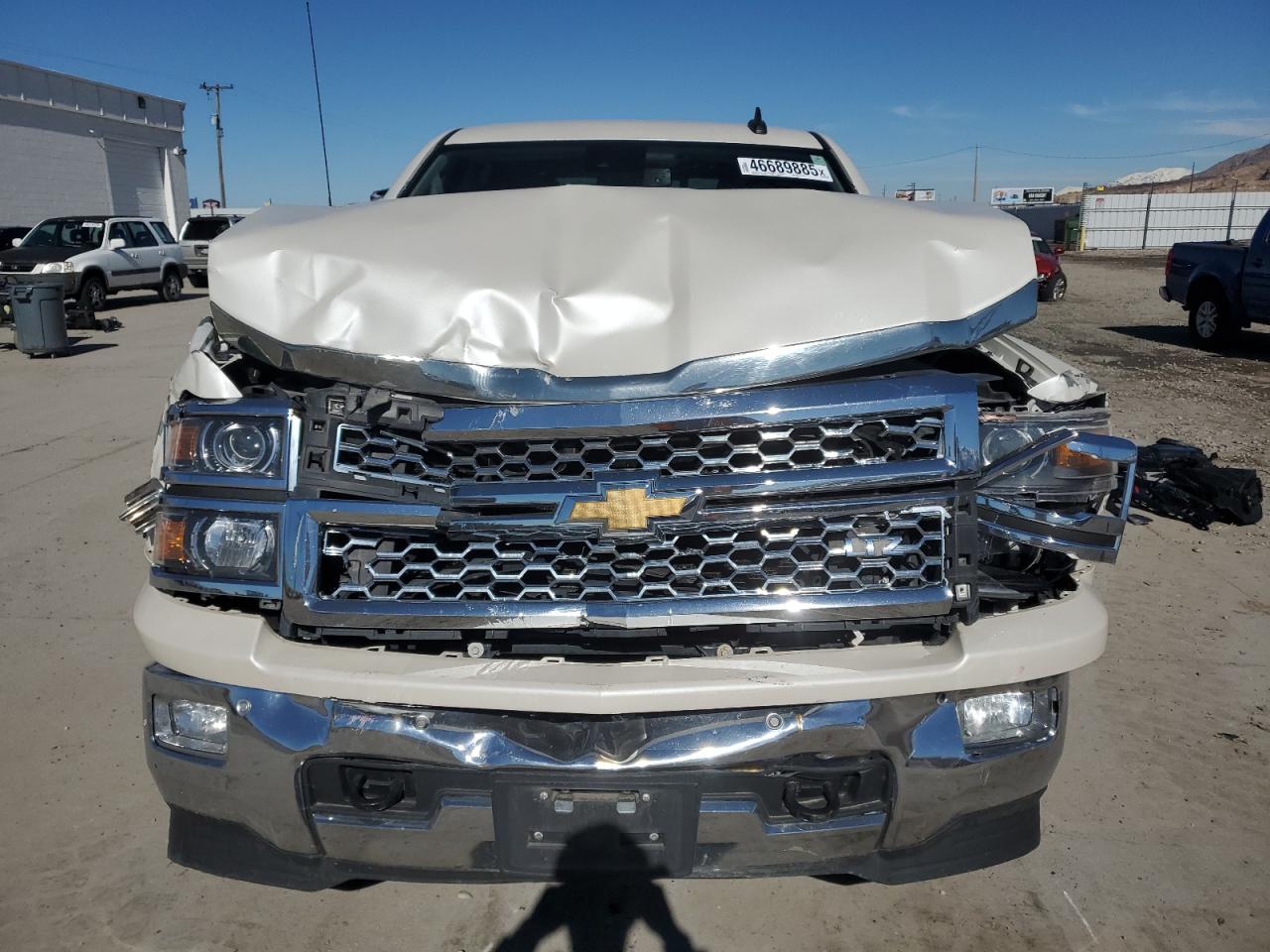 2015 Chevrolet Silverado VIN 3GCUKSEC6FG423695 Copart auction photo, front end damage thumbnail 5