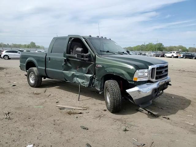 2000 Ford F250 VIN 1FTNW21F5YED04149 Copart auction photo, side / front end damage thumbnail 10