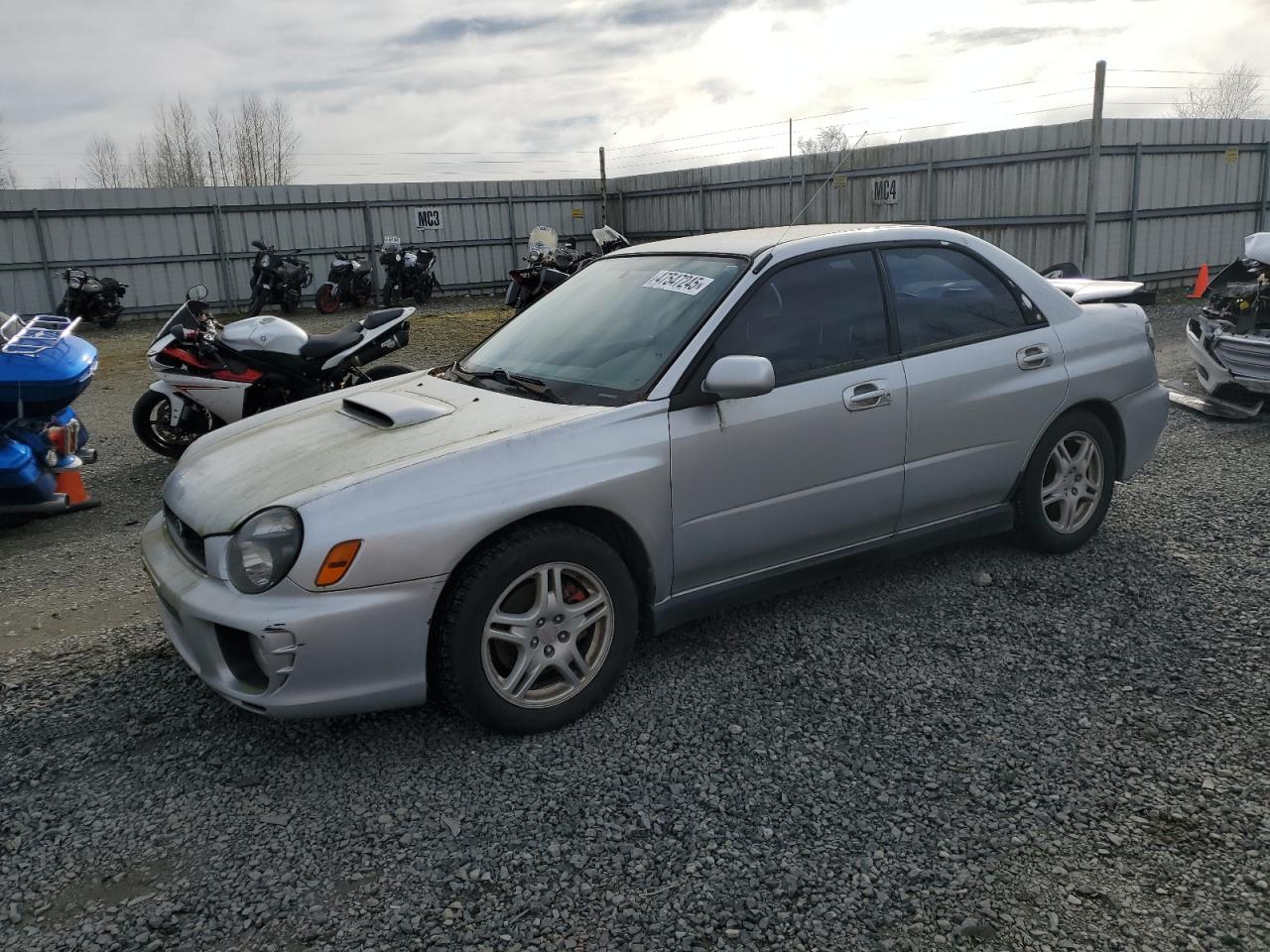 2003 Subaru WRX VIN JF1GD29653G512702