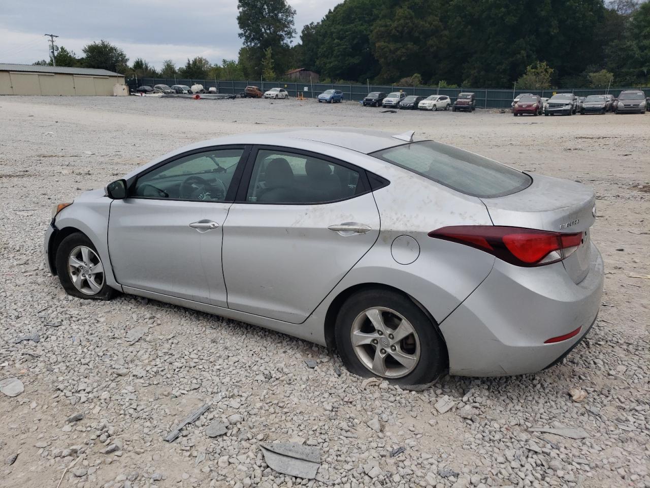 2014 Hyundai Elantra VIN 5NPDH4AE9EH478195 Copart auction photo, front end / undercarriage damage thumbnail 2