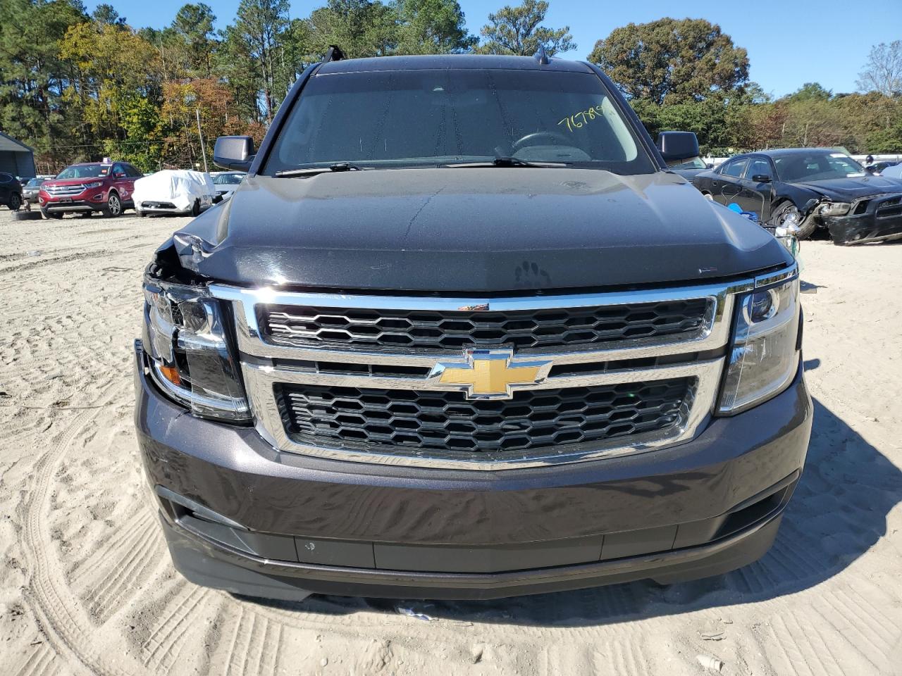 2016 Chevrolet Suburban VIN 1GNSKHKC0GR379801 Copart auction photo, front end / top/roof damage thumbnail 5