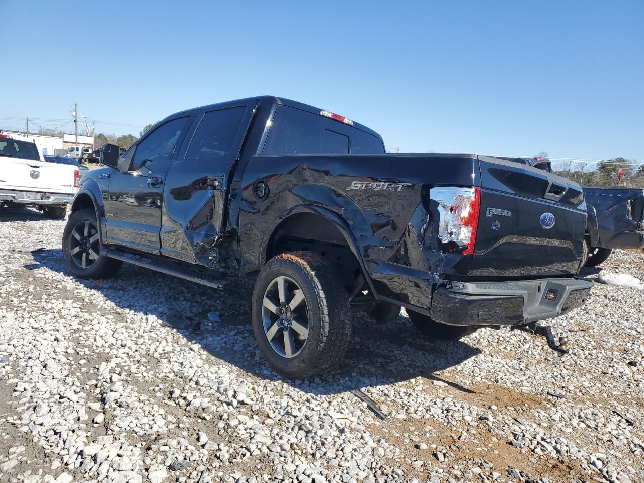 2016 Ford F-150 VIN 1FTEW1CG4GFC79110 Copart auction photo, side / rear end damage thumbnail 2