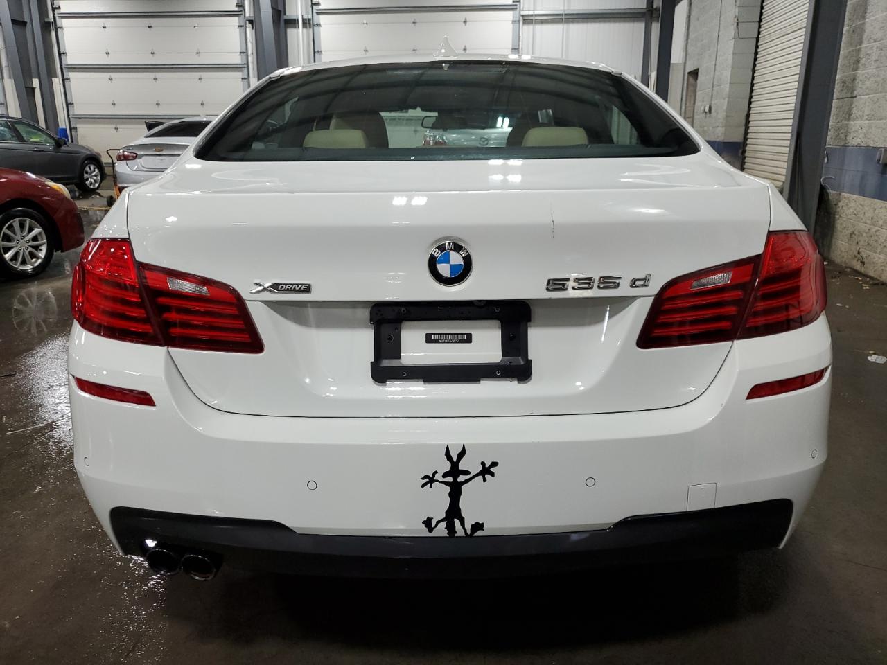 2016 BMW 5er VIN WBAFV3C53GD687527 Copart auction photo, hail damage thumbnail 6