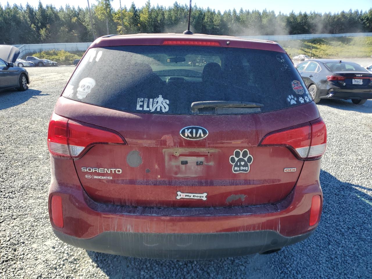2015 KIA Sorento VIN 5XYKT3A69FG569095 Copart auction photo, front end damage thumbnail 6