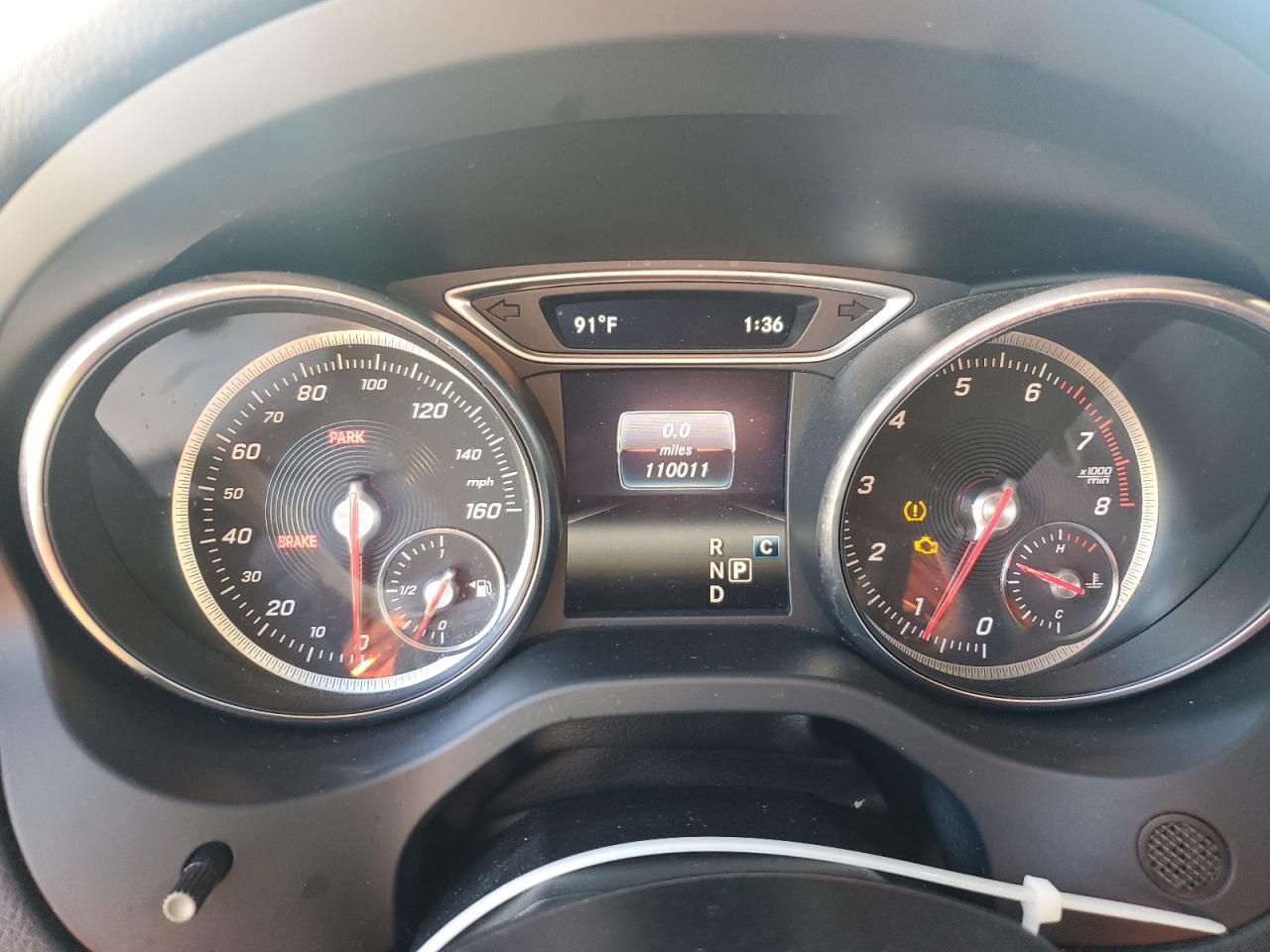 2018 Mercedes-Benz GLA-klasse VIN WDCTG4EB2JJ456954 Copart auction photo, front end / side damage thumbnail 9