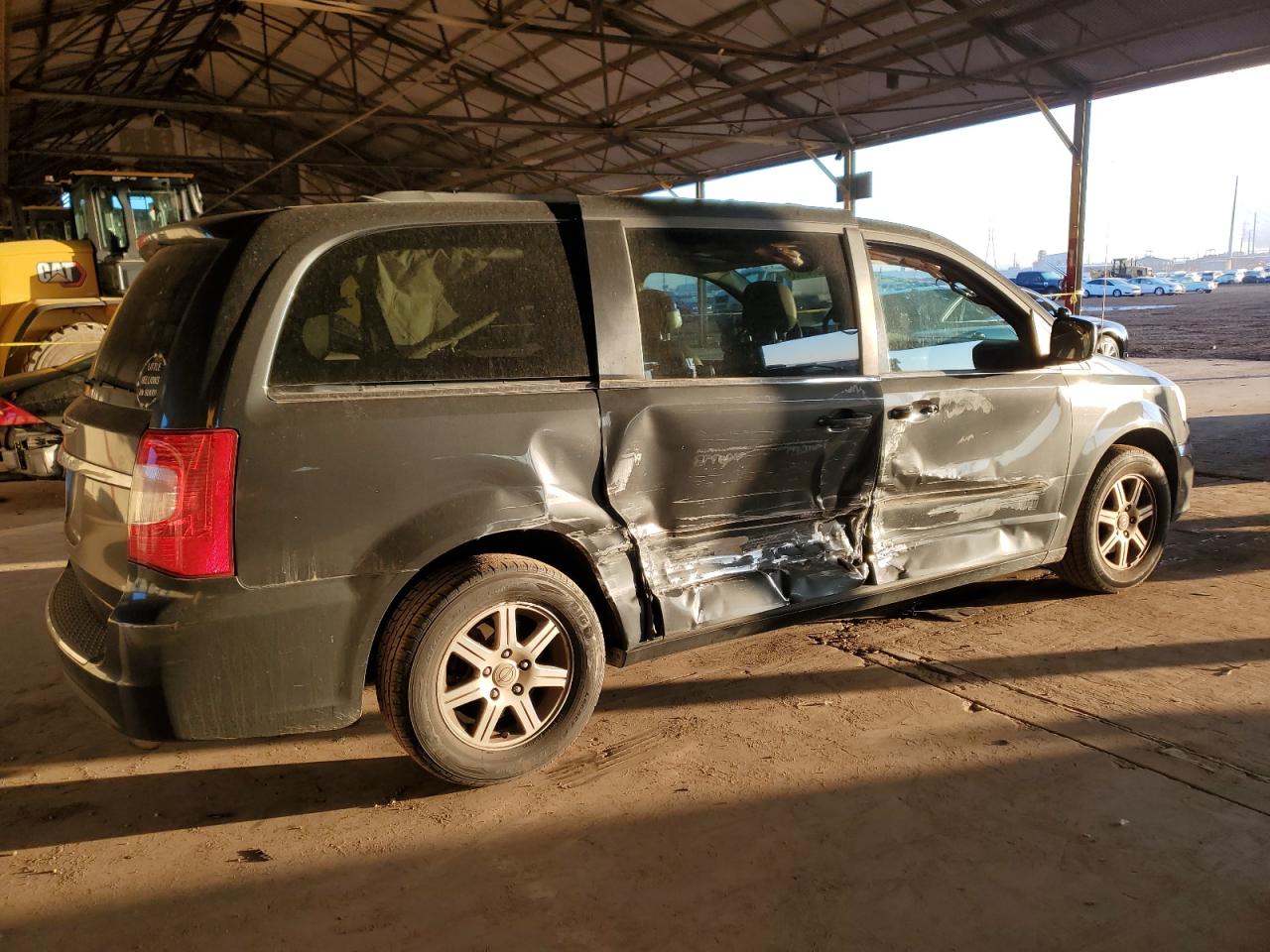2012 Chrysler Town & Country VIN 2C4RC1BGXCR189541 Copart auction photo, side damage thumbnail 3