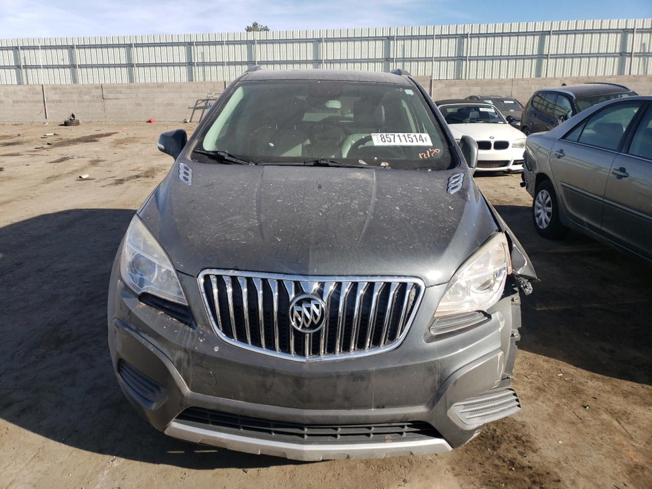 2016 Buick Encore VIN KL4CJASB7GB695925 Copart auction photo, front end damage thumbnail 5