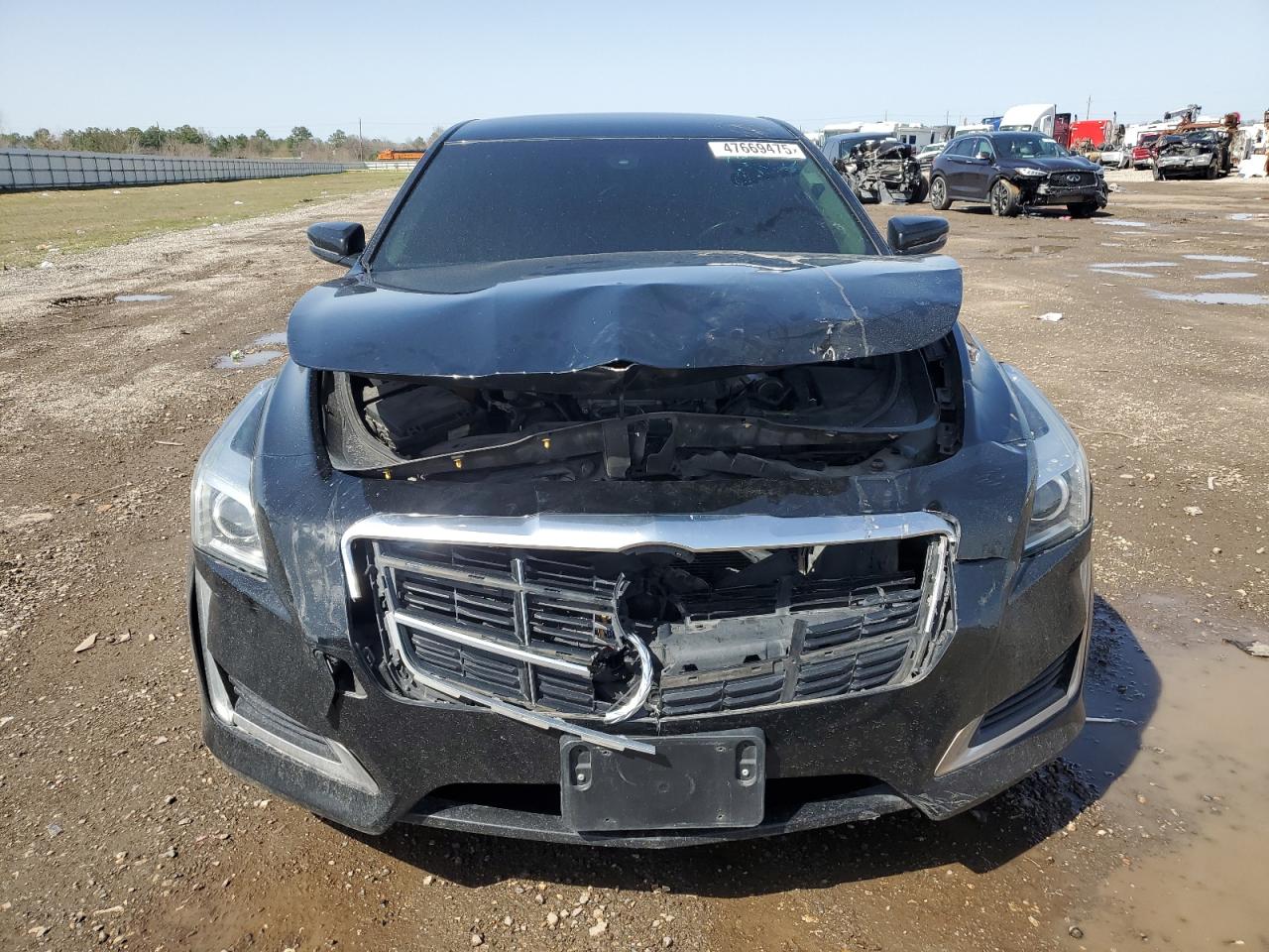 2014 Cadillac CTS VIN 1G6AP5SX1E0184009 Copart auction photo, front end / minor dent/scratches damage thumbnail 5