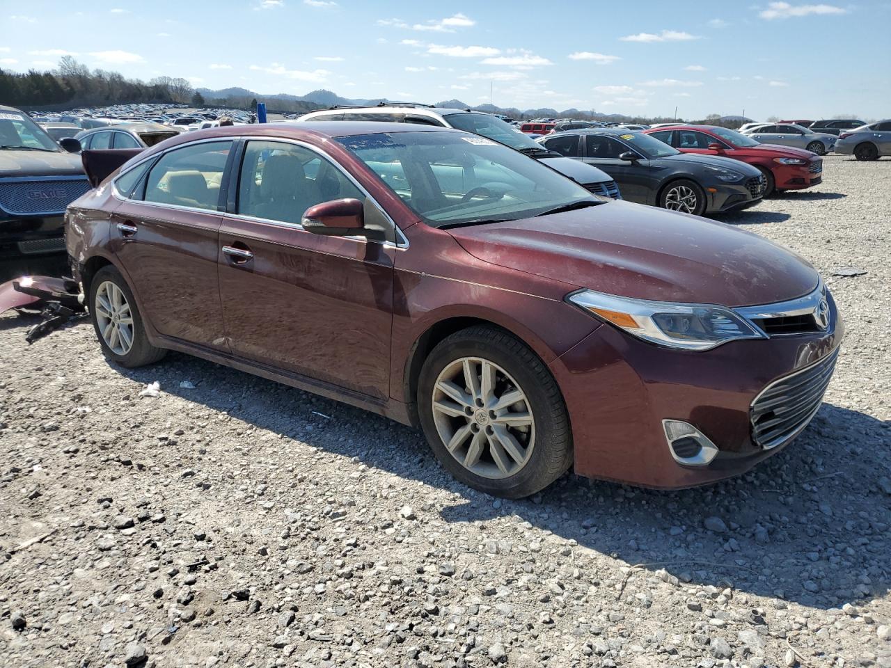 2014 Toyota Avalon VIN 4T1BK1EB0EU087428 Copart auction photo, rear end / minor dent/scratches damage thumbnail 4