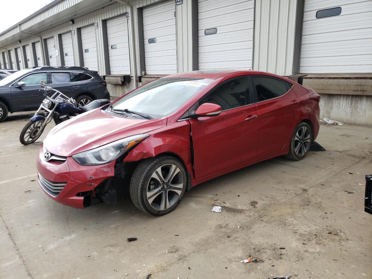 2014 Hyundai Elantra VIN KMHDH4AH8EU175310