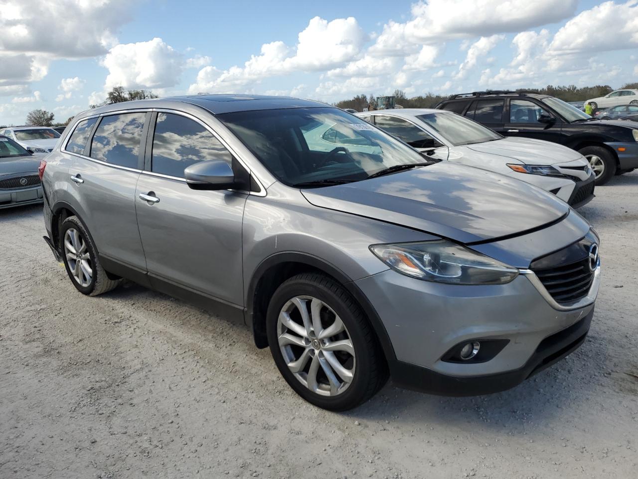 2014 Mazda CX-9 VIN JM3TB2DA0E0432558 Copart auction photo, water/flood / minor dent/scratches damage thumbnail 4