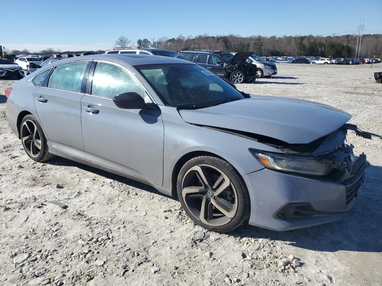 2022 Honda Accord VIN 1HGCV2F38NA010144 Copart auction photo, front end damage thumbnail 4