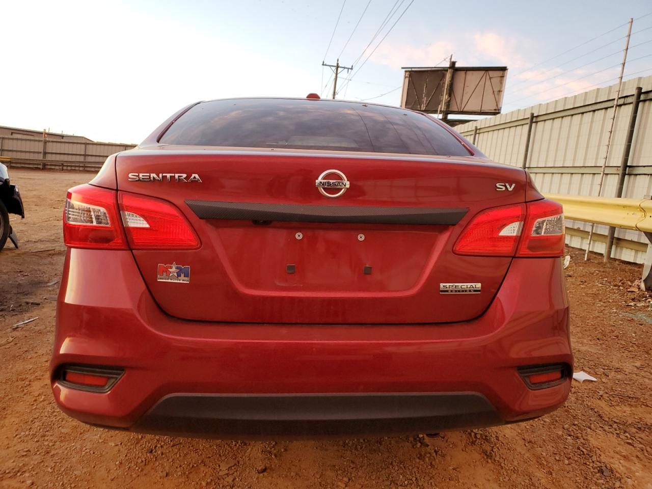 2019 Nissan Sentra VIN 3N1AB7AP9KY297431 Copart auction photo, front end damage thumbnail 6