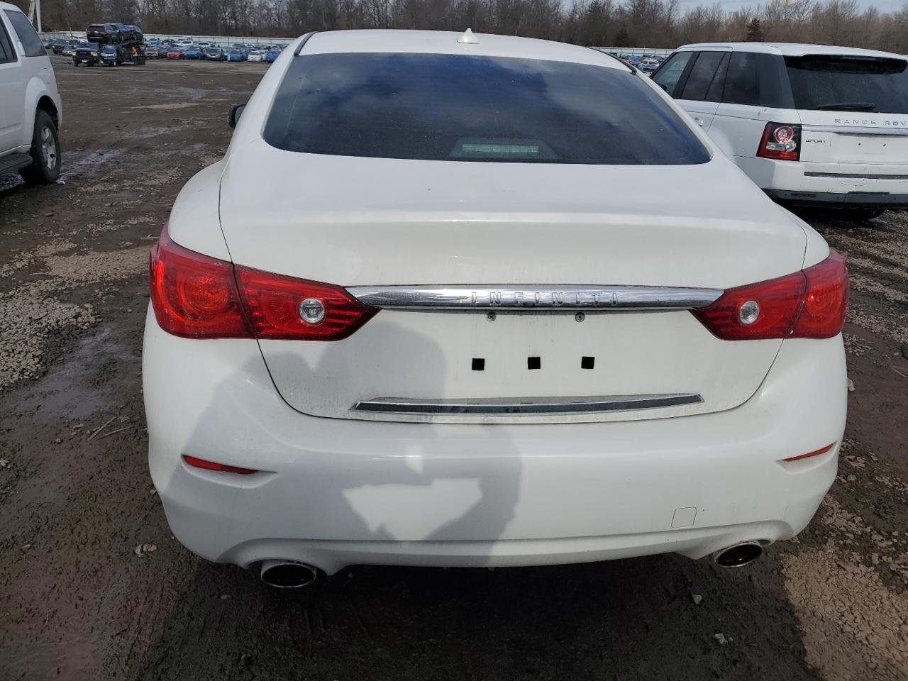 2015 Infiniti Q50 VIN JN1BV7AR5FM413245 Copart auction photo, front end damage thumbnail 6