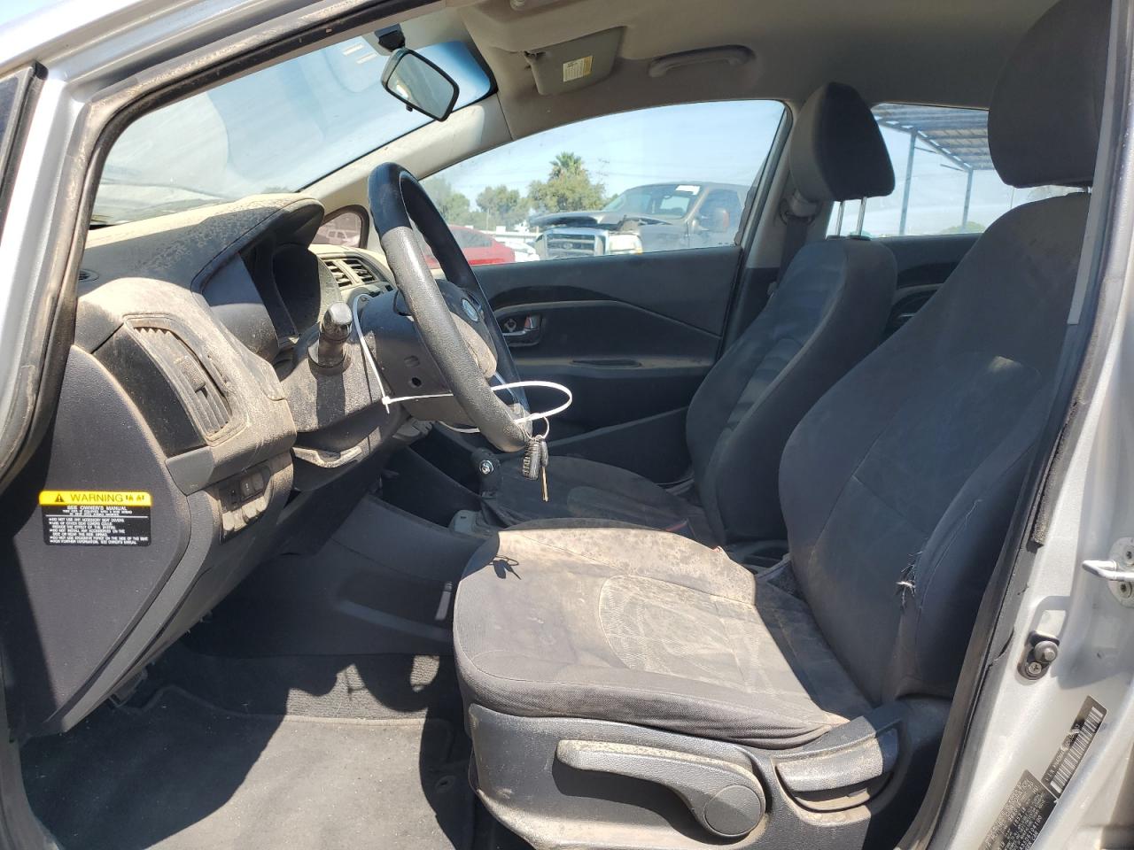 2013 KIA Rio VIN KNADM4A35D6104103 Copart auction photo, front end / side damage thumbnail 7