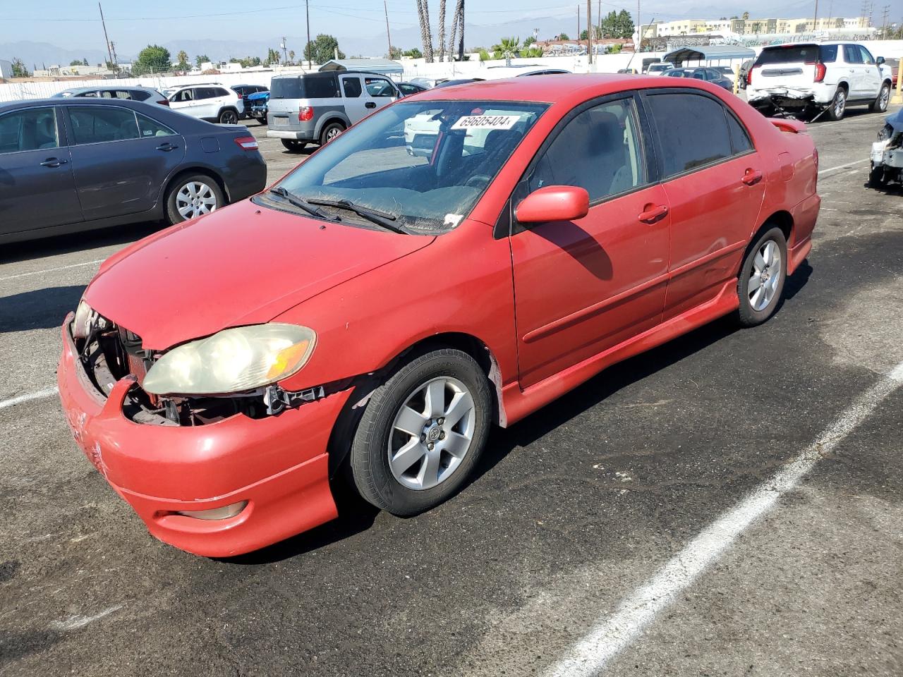 2005 Toyota Corolla VIN 1NXBR32E05Z549198