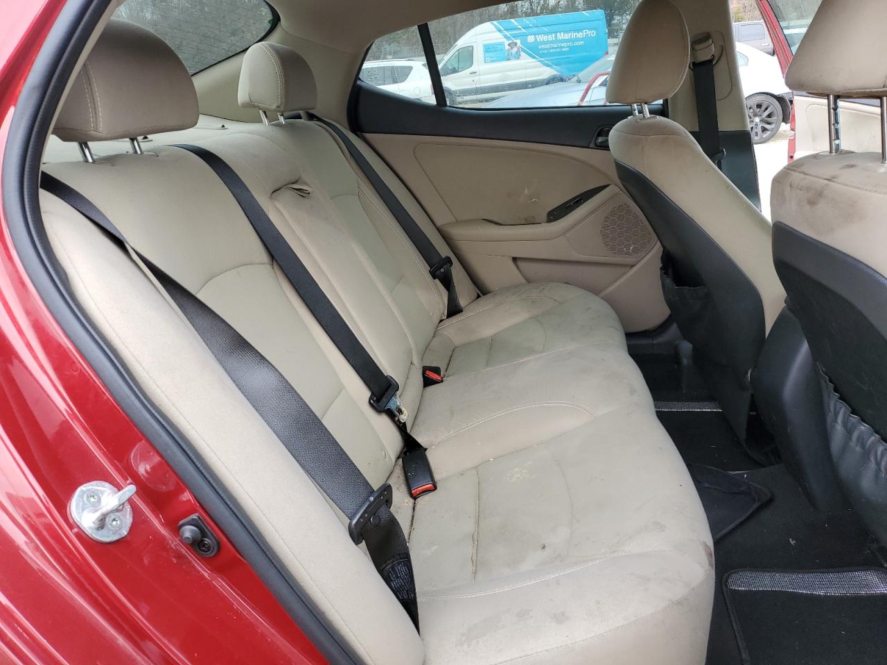 2015 KIA Optima VIN 5XXGM4A71FG501492 Copart auction photo, side damage thumbnail 10