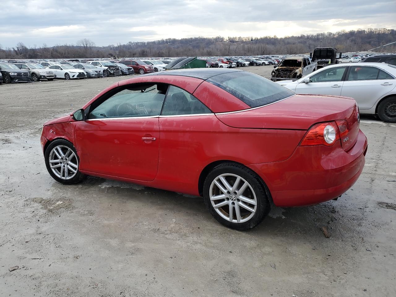 2009 Volkswagen Eos VIN WVWFA71F49V015121 Copart auction photo, side / front end damage thumbnail 2