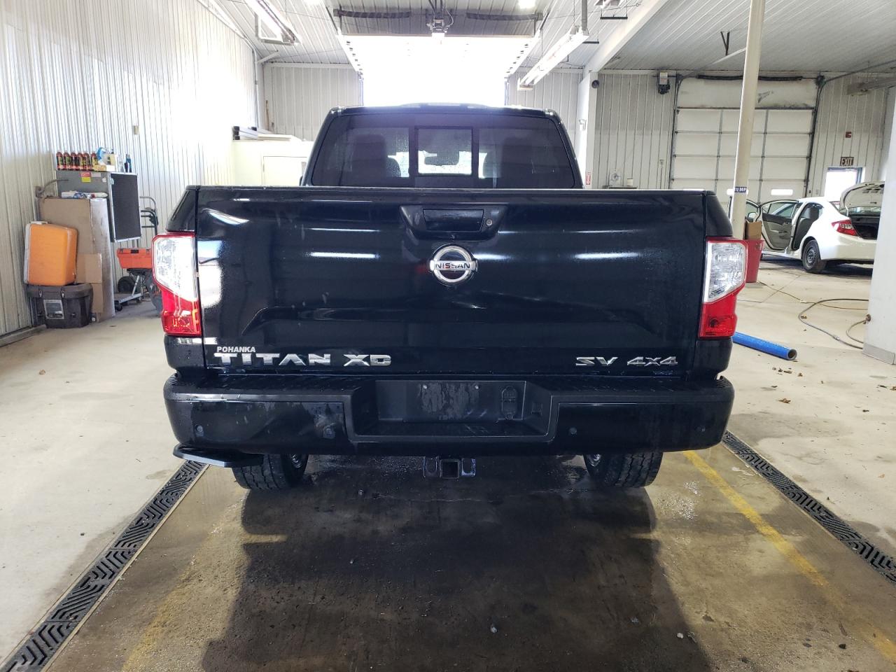 2021 Nissan Titan VIN 1N6AA1FBXMN515495 Copart auction photo, front end / side damage thumbnail 6