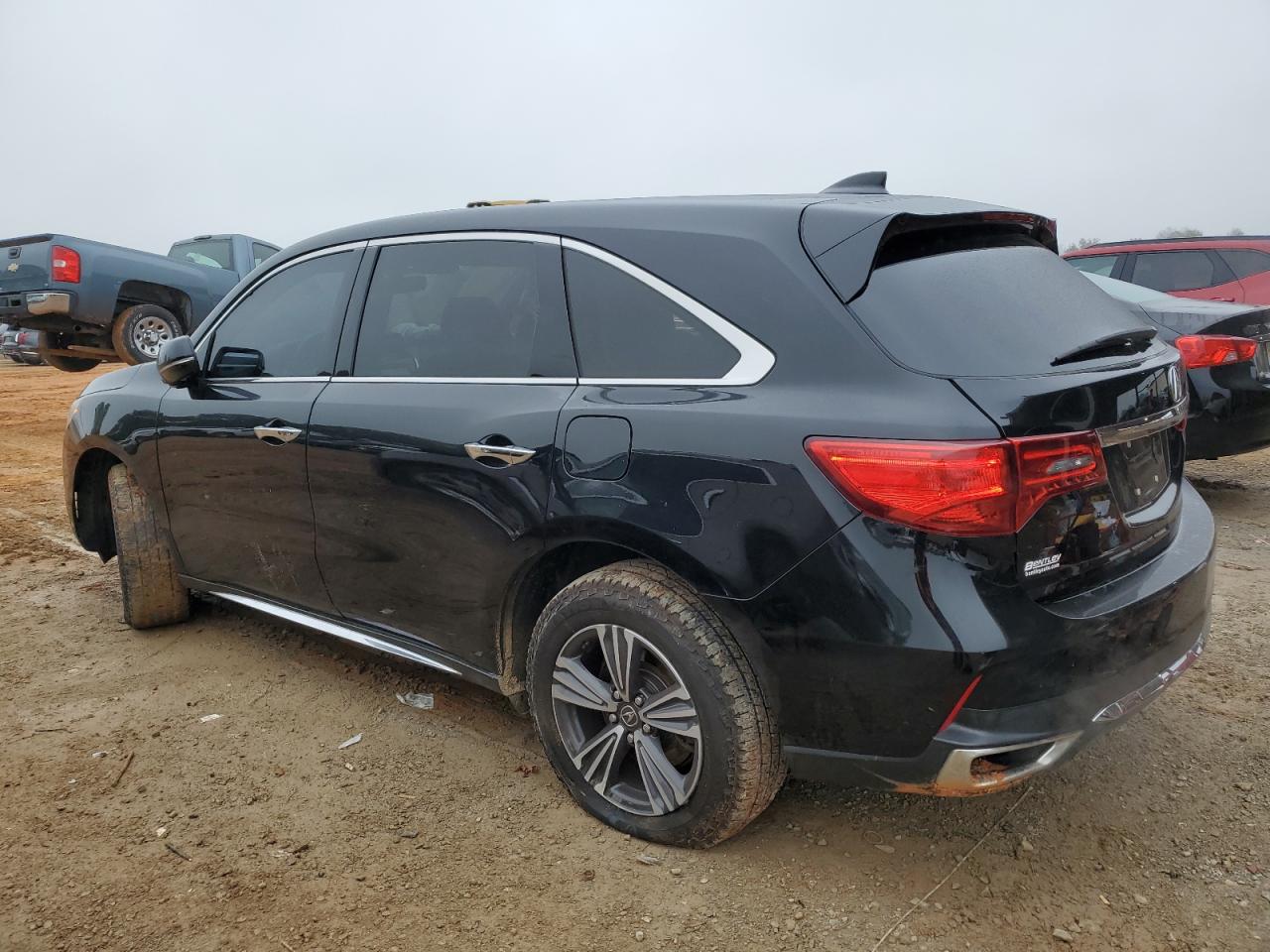 2017 Acura MDX VIN 5J8YD3H3XHL001157 Copart auction photo, side / rear end damage thumbnail 2